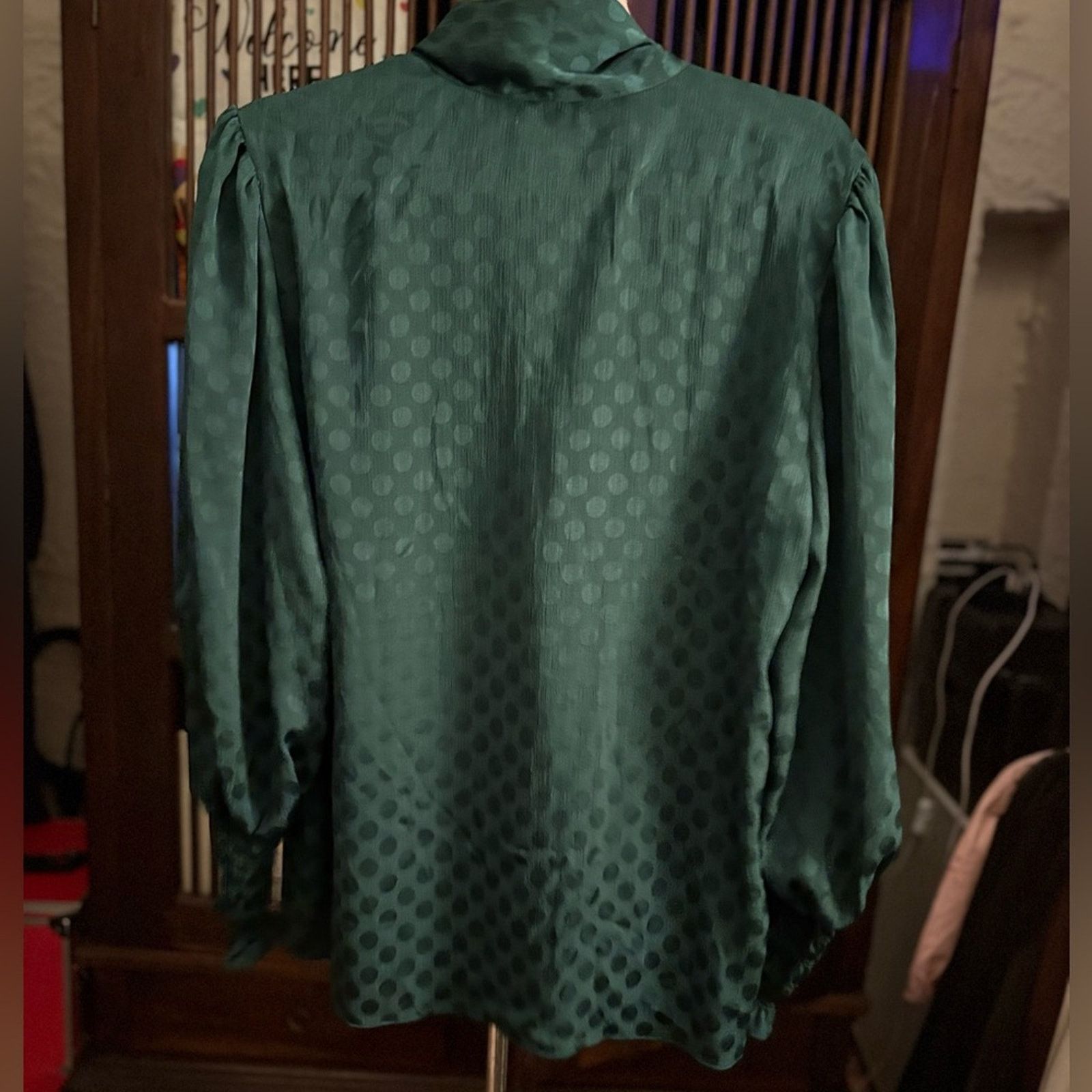 Max Mara Nwt- Max Studio-Tie neck blouse- XL Size XL / US 12-14 / IT 48-50 - 3 Thumbnail