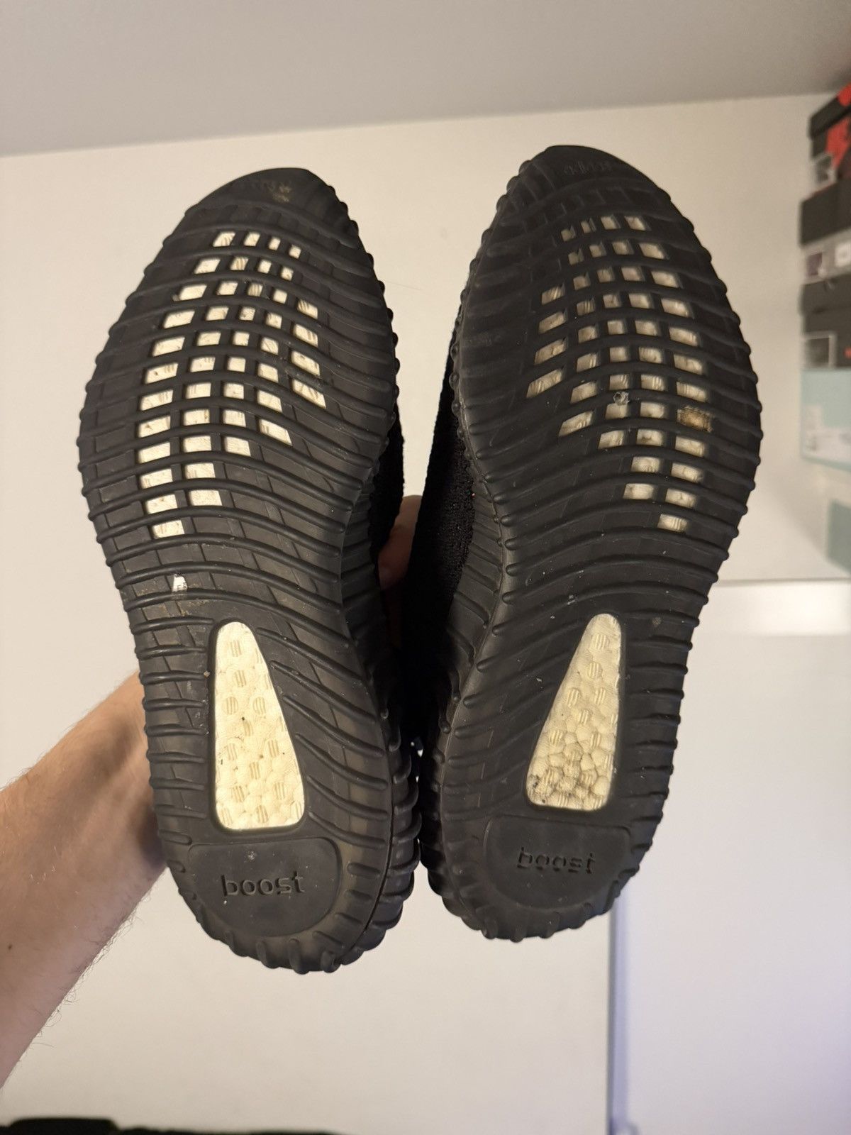 Yeezy Adidas Yeezy 350 V2 Boost Red Stripe Size US 8 / EU 41 - 7 Thumbnail