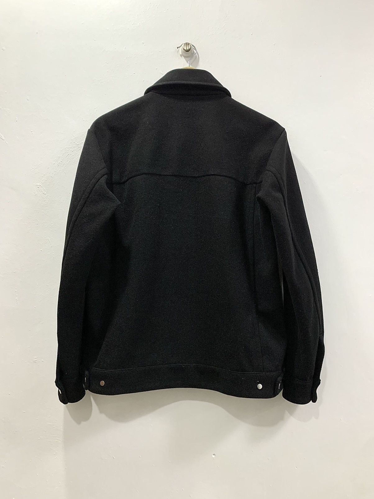 Japanese Brand UNITED TOKYO MELTON JERSEY ZIP BLOUSON JACKET Size US M / EU 48-50 / 2 - 8 Thumbnail