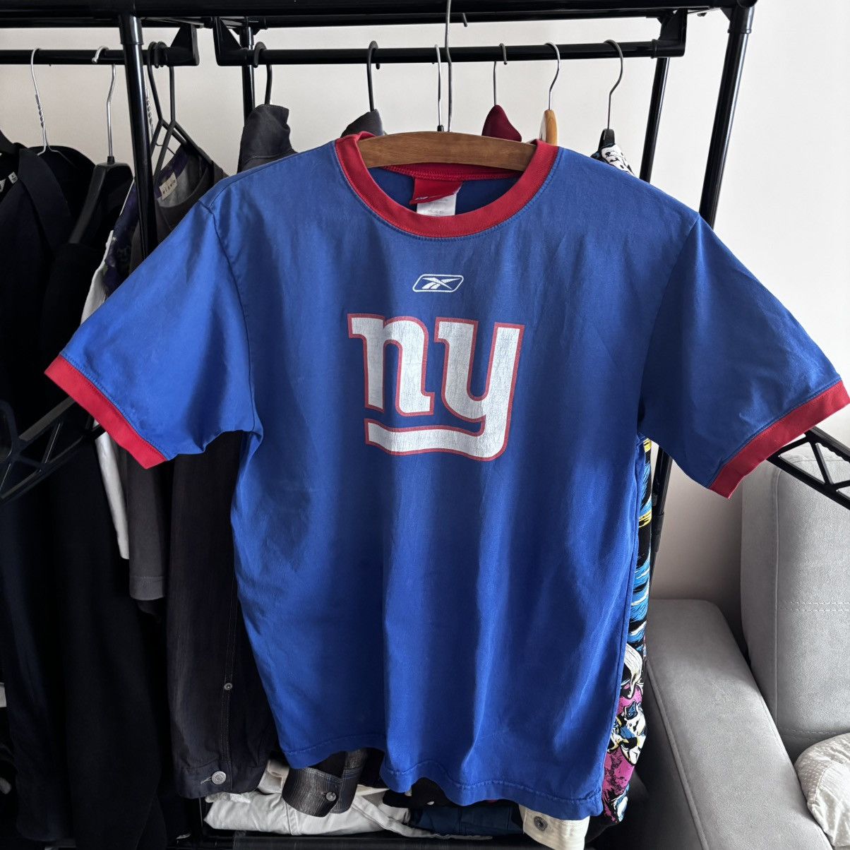 Vintage Rare Vintage Y2K Reebok NY T-Shirt ERD Style Ye Size US S / EU 44-46 / 1 - 1 Thumbnail