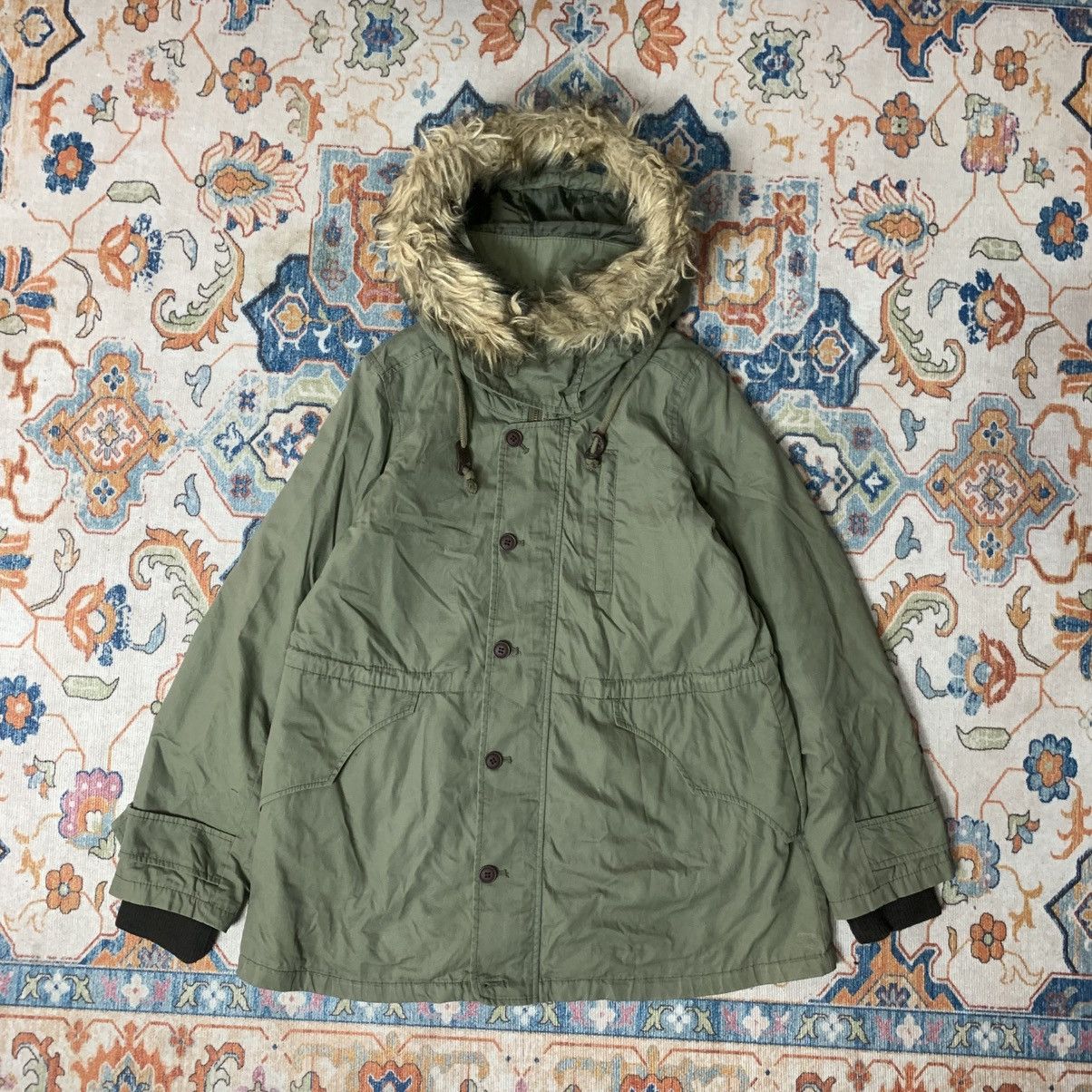 Japanese Brand Faux fur military hooded ifsix Lgb style Size US M / EU 48-50 / 2 - 1 Thumbnail