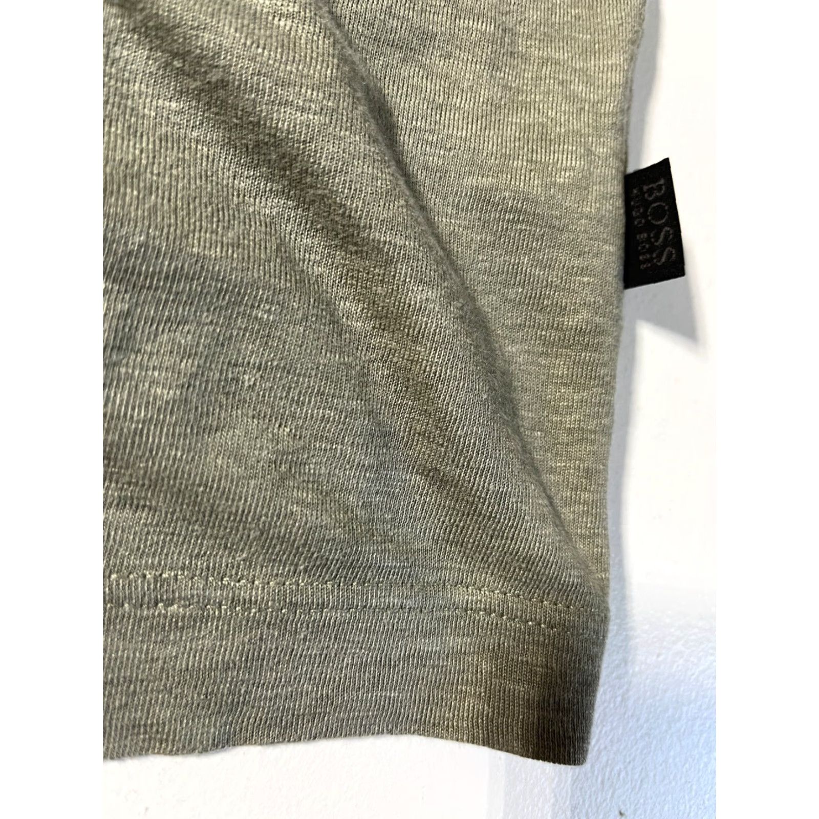 Hugo Boss HUGO BOSS Shirt, Button-Up, Short Sleeve, Linen Blend, Sage Green, Size L, Men’s, Casual, Travel, Breathable, Lightweight, Pockets, Stretch Size US L / EU 52-54 / 3 - 6 Thumbnail