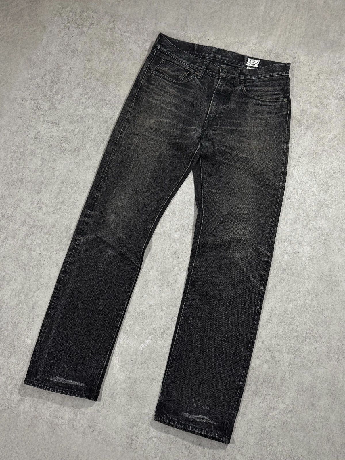 Orslow Orslow grey Selvedge denim Made in Japan S: 1 / 30US faded Size US 30 / EU 46 - 1 Thumbnail