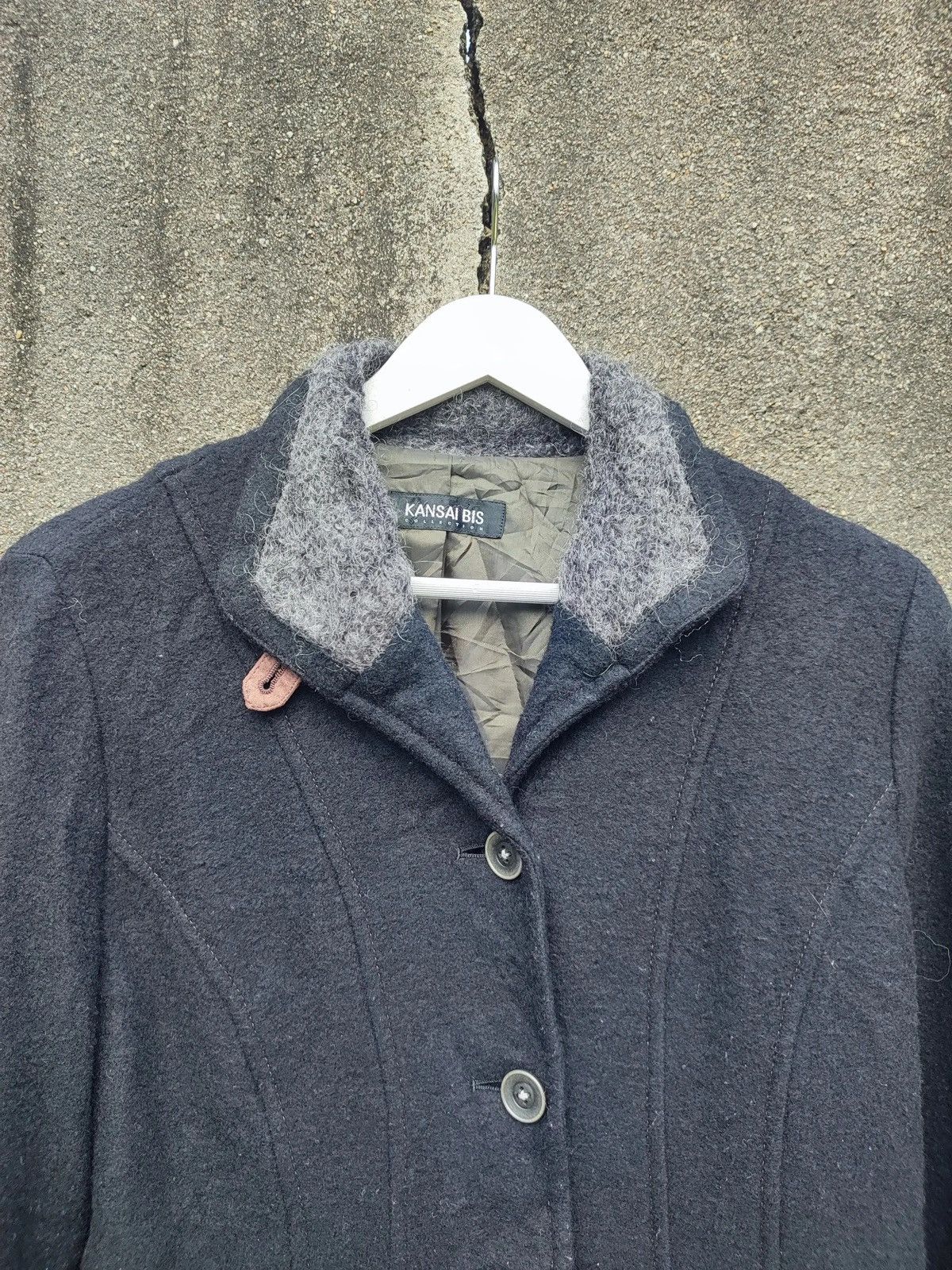 Japanese Brand × Kansai Yamamoto × Vintage Vintage Kansai Bis Collection Wool Jacket Size M / US 6-8 / IT 42-44 - 2 Thumbnail
