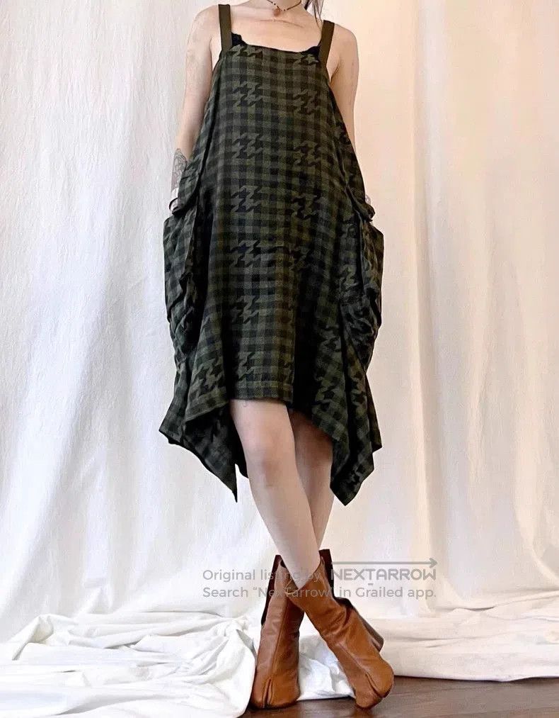 Junya Watanabe Junya Watanabe CDG Houndstooth Overall Dress. Size XS / US 0-2 / IT 36-38 - 1 Thumbnail