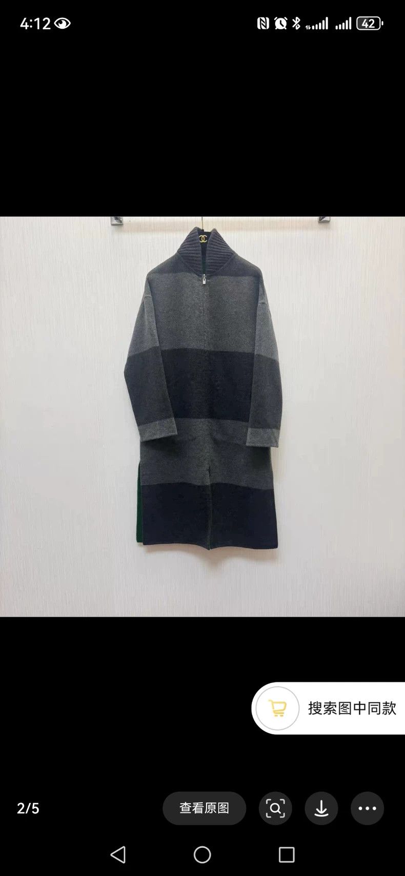 Loro Piana LORO PIANA Double-faced cashmere coat Size M / US 6-8 / IT 42-44 - 3 Thumbnail