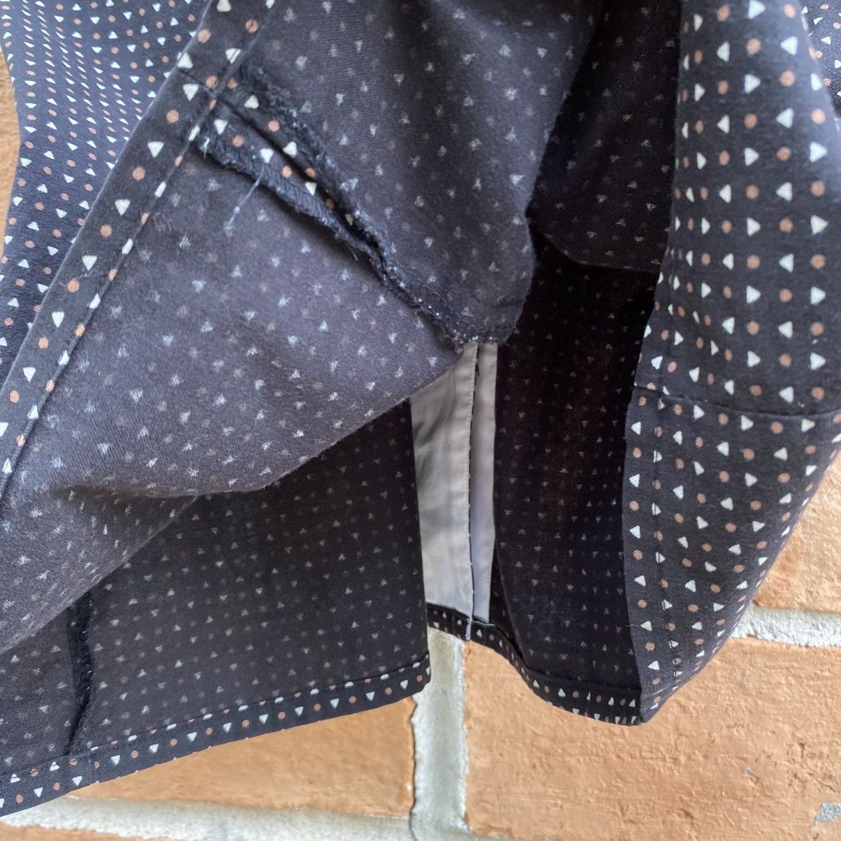 Kenzo KENZO Black Dot V-Neck Blouse Size M / US 6-8 / IT 42-44 - 10 Thumbnail