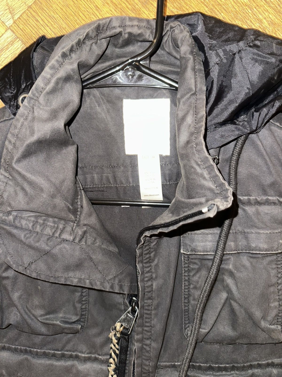 Diesel Waxed cotton utility vest 2007? Size US S / EU 44-46 / 1 - 1 Thumbnail