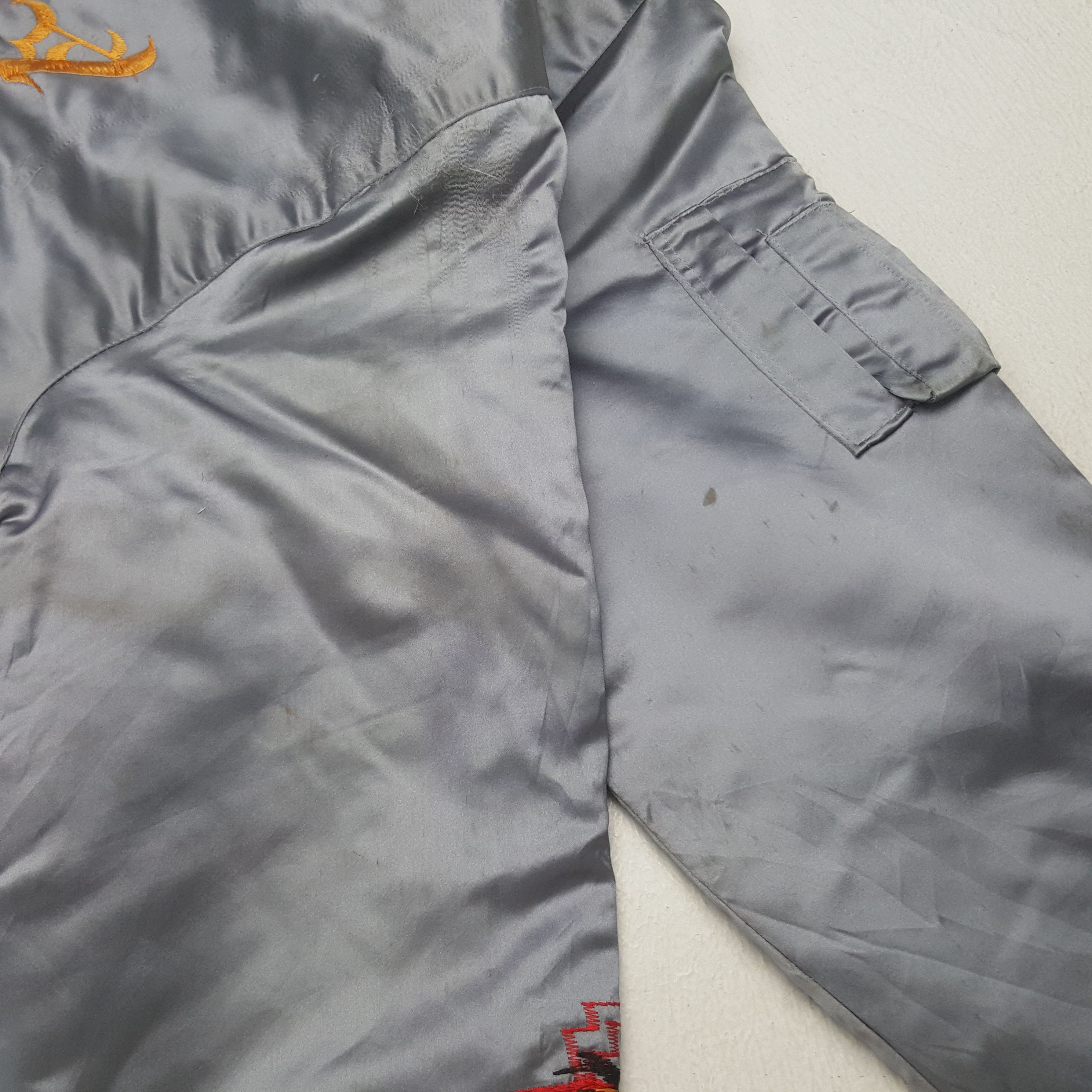 Designer Vintage Chris Team Spirit 89 Embroidered Bomber Jacket Size US M / EU 48-50 / 2 - 11 Thumbnail