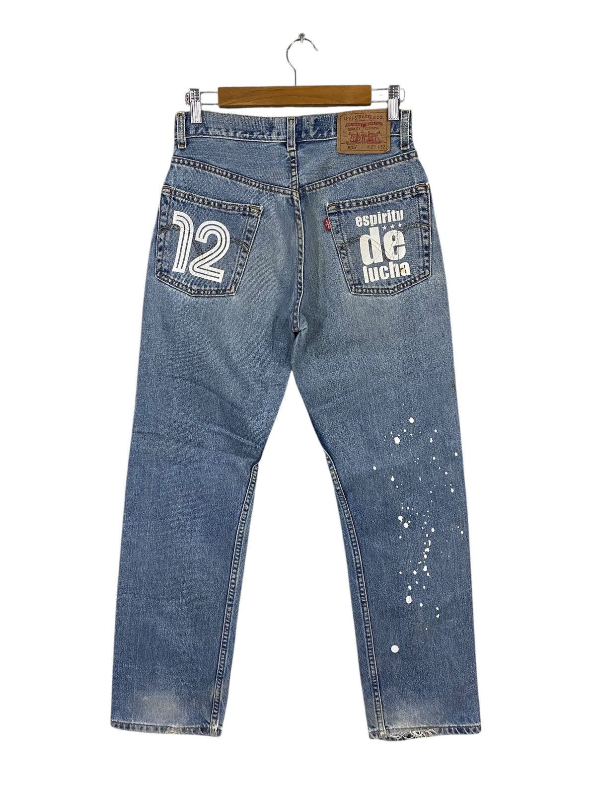 Levis regular fit 505 x yokohama f.marinos denim pant