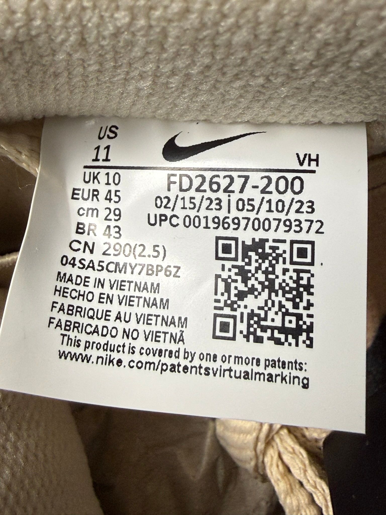 Nike Nike SB Dunk Low x Albino & Preto "JIU-JITSU" Size US 11 / EU 44 - 6 Thumbnail