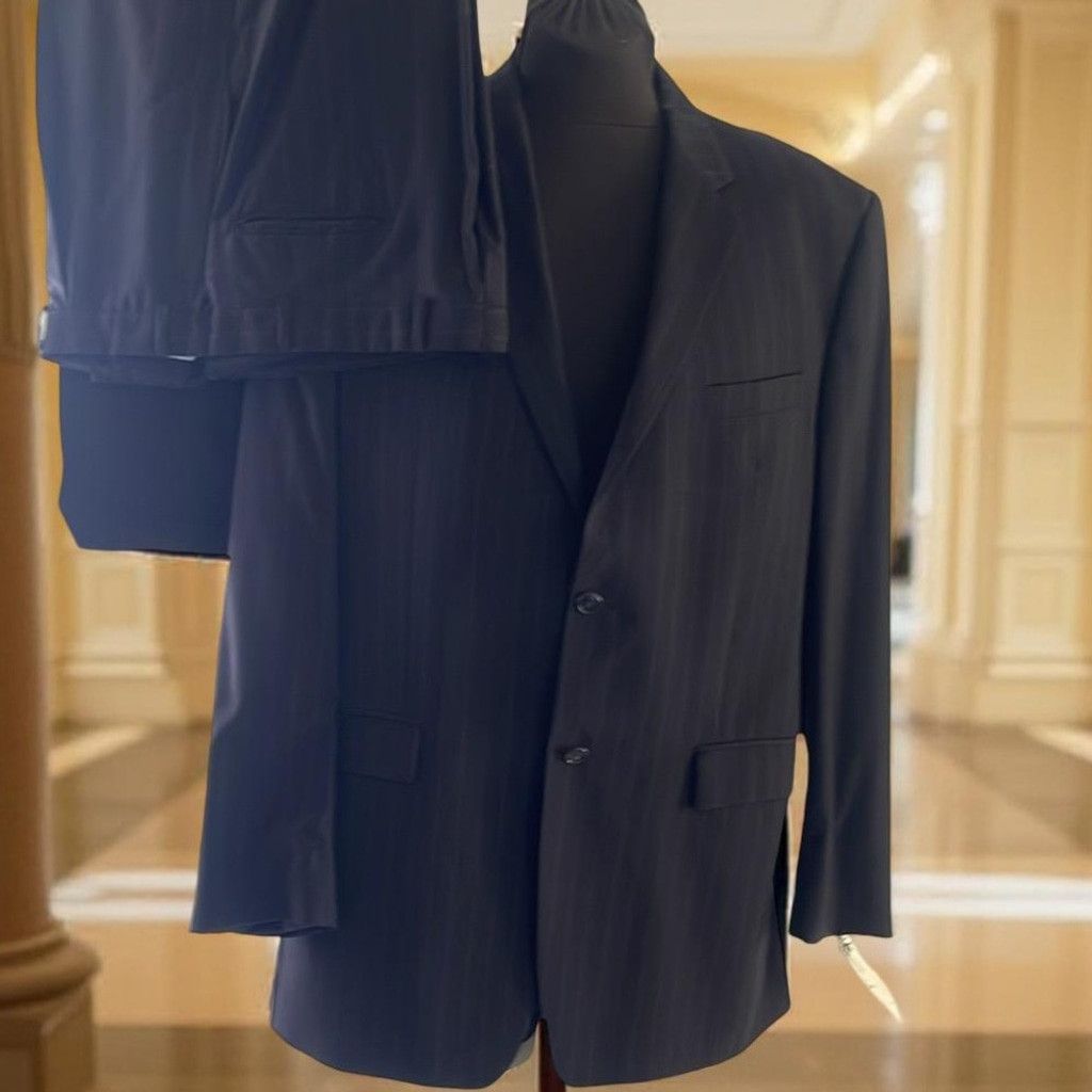 Calvin Klein Calvin Klein Men's Black Suit 44L 36/36 Custom tailored Size 40L - 1 Thumbnail