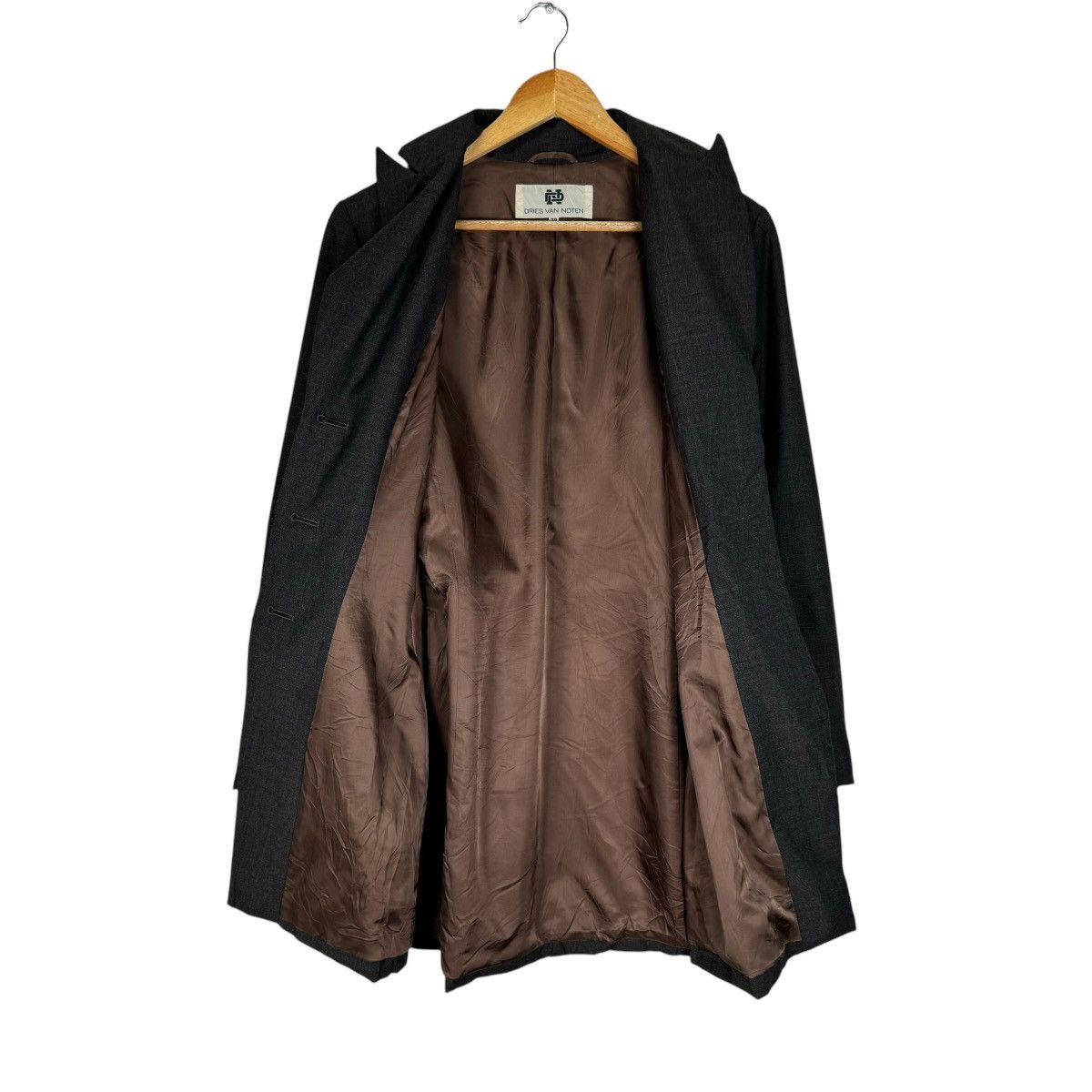 Dries Van Noten × Vintage 🔥DRIES VAN NOTEN WOOL LONG BUTTON JACKET Size M / US 6-8 / IT 42-44 - 5 Thumbnail