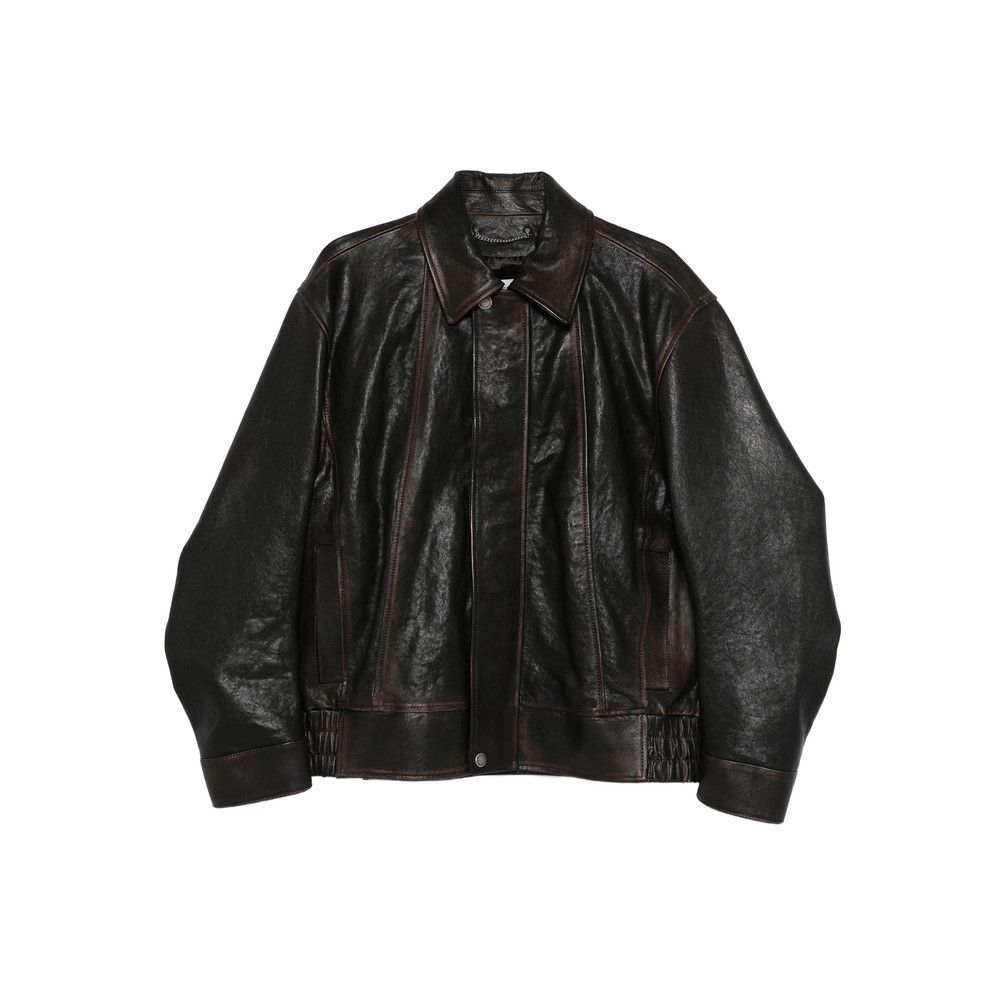 Golden Goose Golden Goose BROWN Jackets - Leather Jackets Size US L / EU 52-54 / 3 - 1 Thumbnail