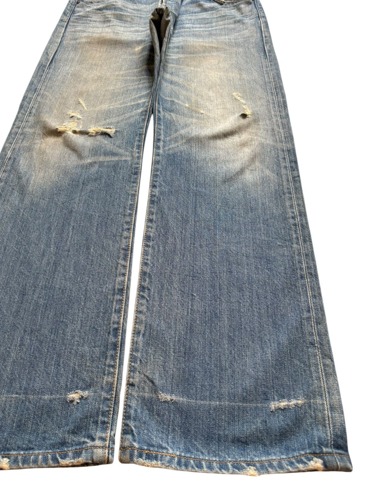 Levi's Vintage 90s Levis 501 Mud Wash Distressed Baggy Jeans Size US 34 / EU 50 - 7 Thumbnail