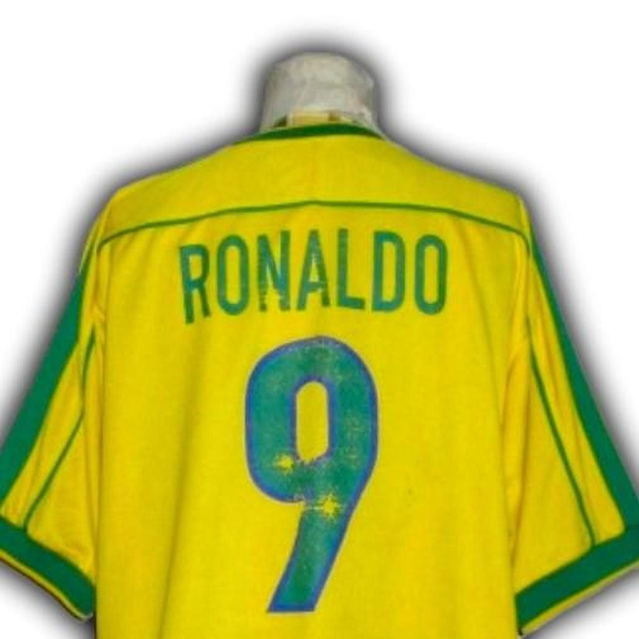 Nike Fc Brazil 1998 1999 Home Shirt Jersey ronaldo Size US XL / EU 56 / 4 - 2 Thumbnail