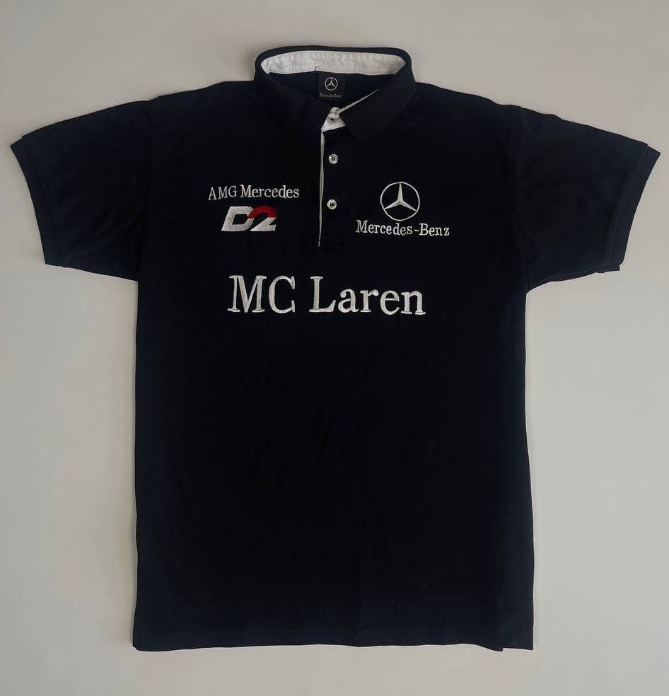 Mercedes-Benz × Vintage Vintage Mercedes Benz McLaren Racing Polo Shirt Y2K Size US M / EU 48-50 / 2 - 2 Thumbnail