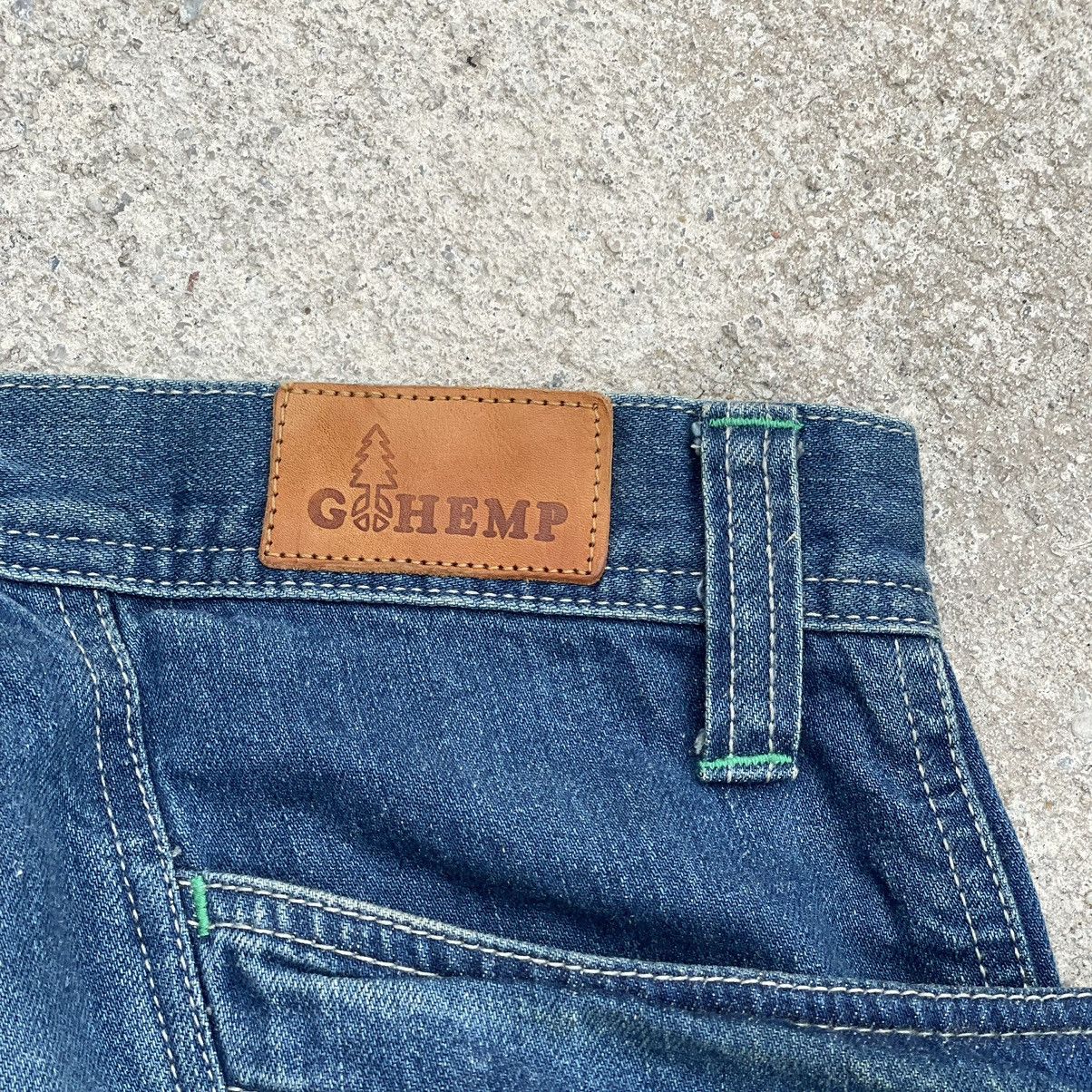 If Six Was Nine × Vintage “GOHEMP” VINTAGE RARE OVERSIZE JORT/JEAN SHORT Size US 30 / EU 46 - 11 Thumbnail