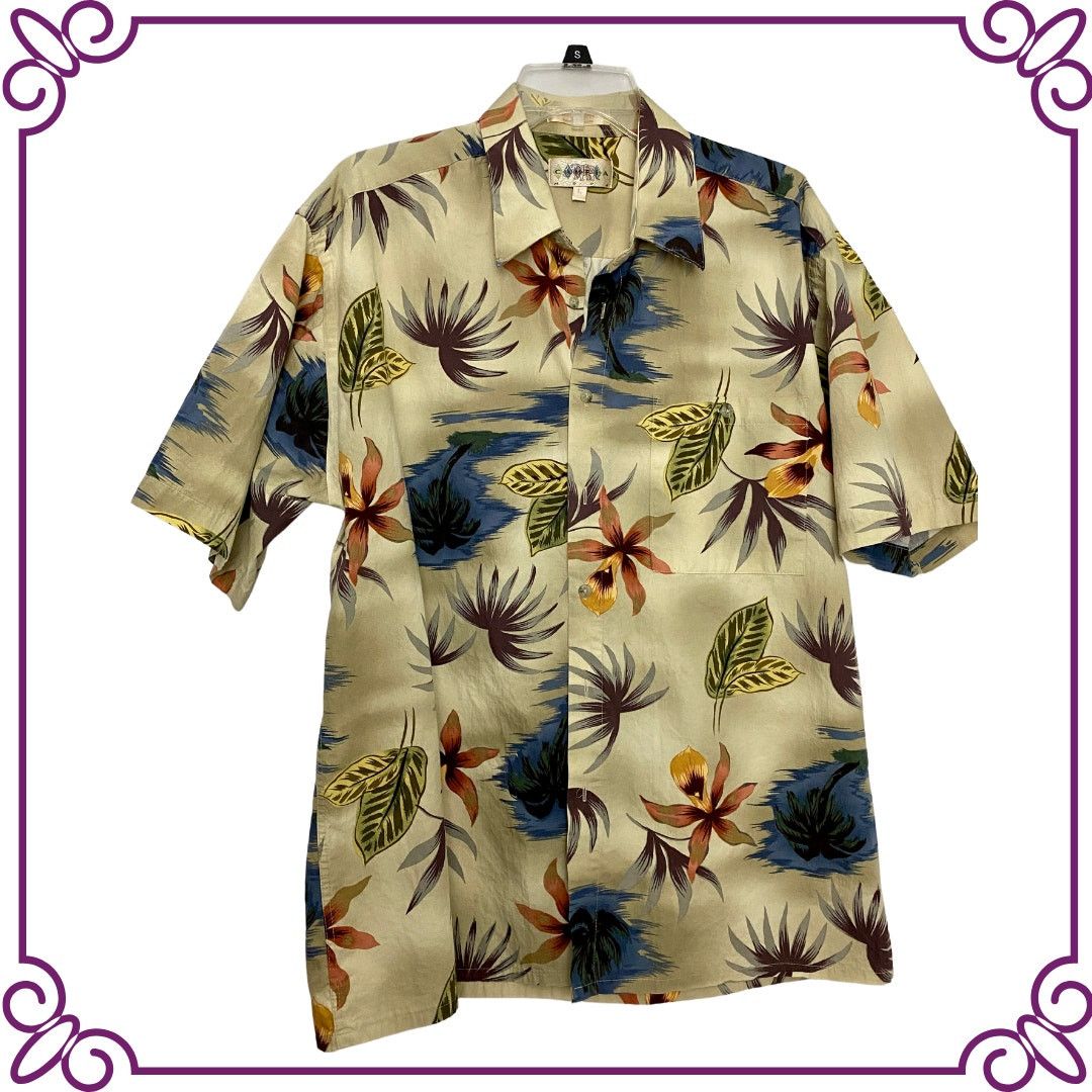 Campia Moda Campia Moda Hawaiian Cotton Short Sleeve Camp Shirt Large Size US L / EU 52-54 / 3 - 1 Thumbnail