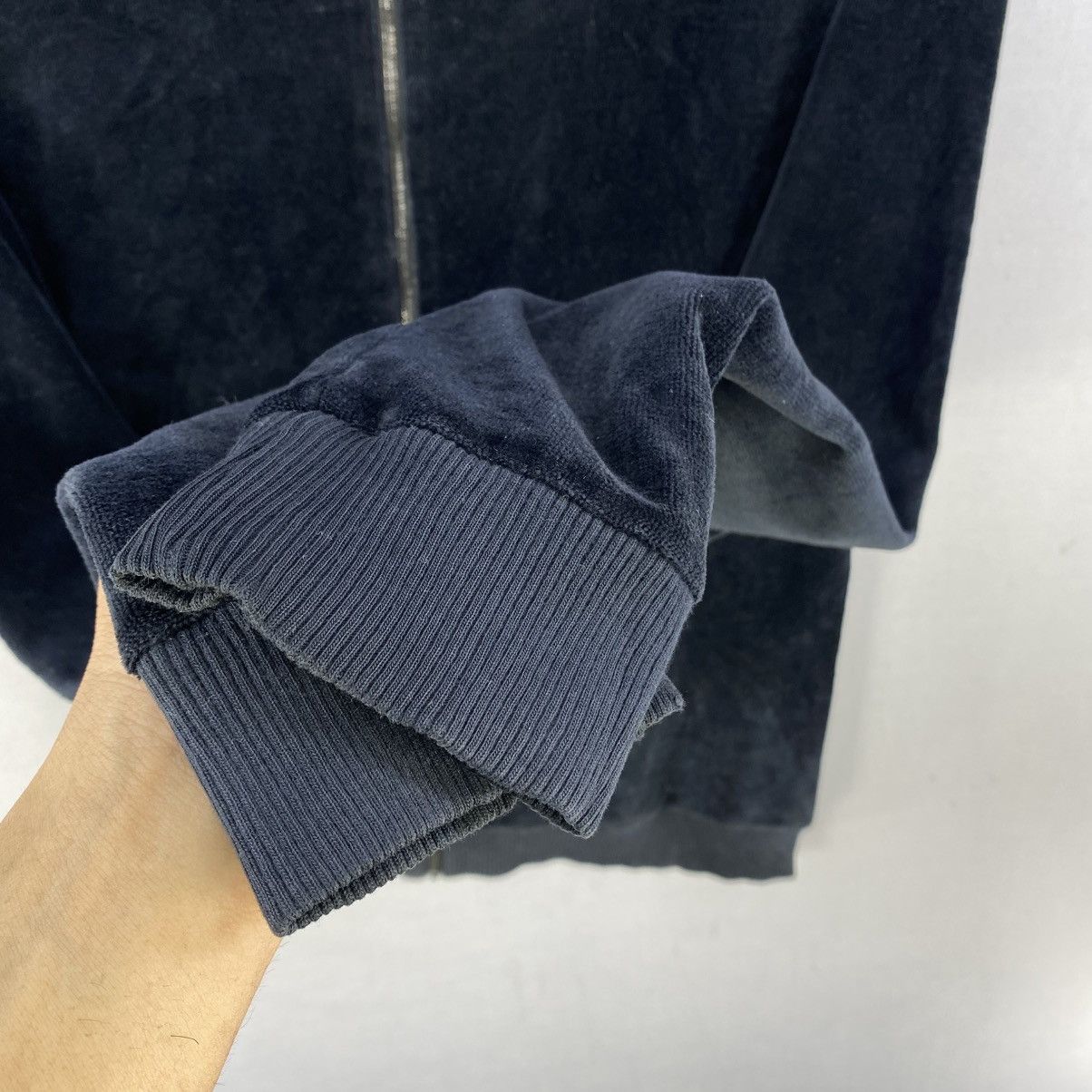 A.P.C. Vintage A.P.C Velvet Zipper Jacket Size US S / EU 44-46 / 1 - 8 Thumbnail