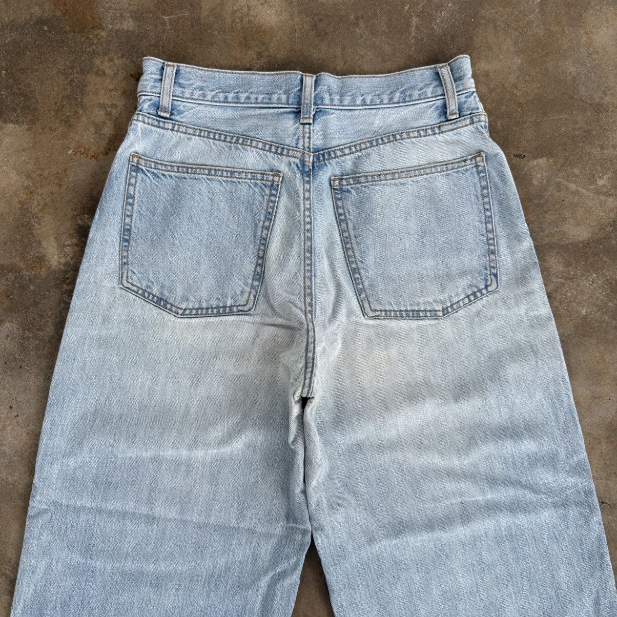 Japanese Brand VINTAGE JAPAN BAGGY STRAIGHT FADED JEAN DENIM PANTS Size US 29 - 9 Thumbnail