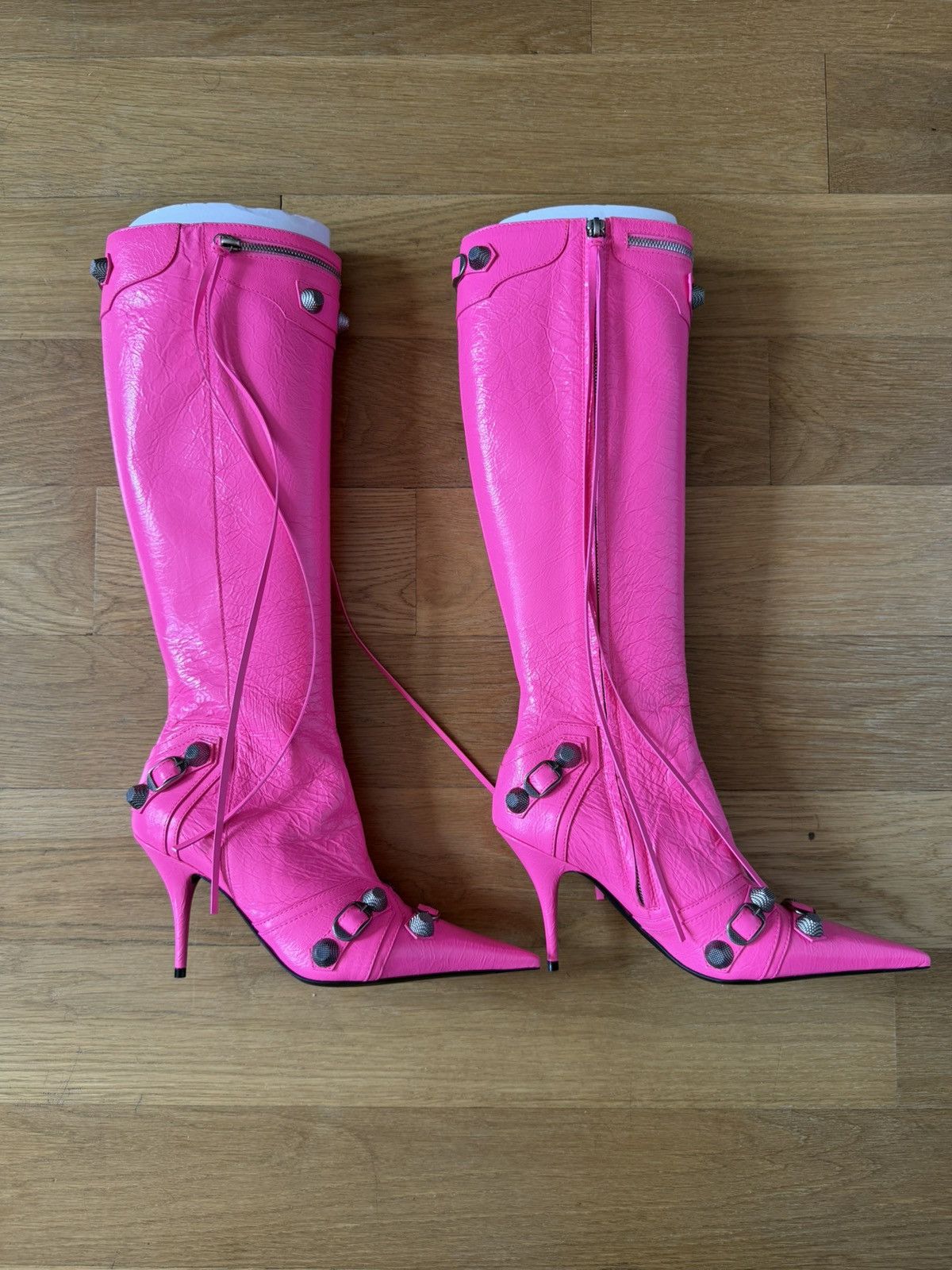Balenciaga Balenciaga Cagole Boots - Hot Pink Size US 8.5 / IT 38.5 - 2 Thumbnail