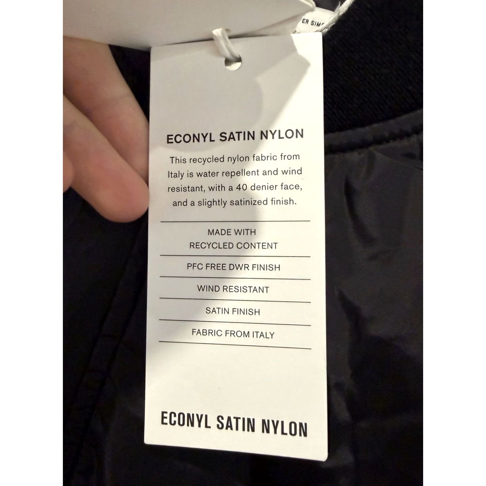 Reigning Champ Reigning Champ Black Satin Bomber Jacket Men’s Large Size US L / EU 52-54 / 3 - 3 Thumbnail