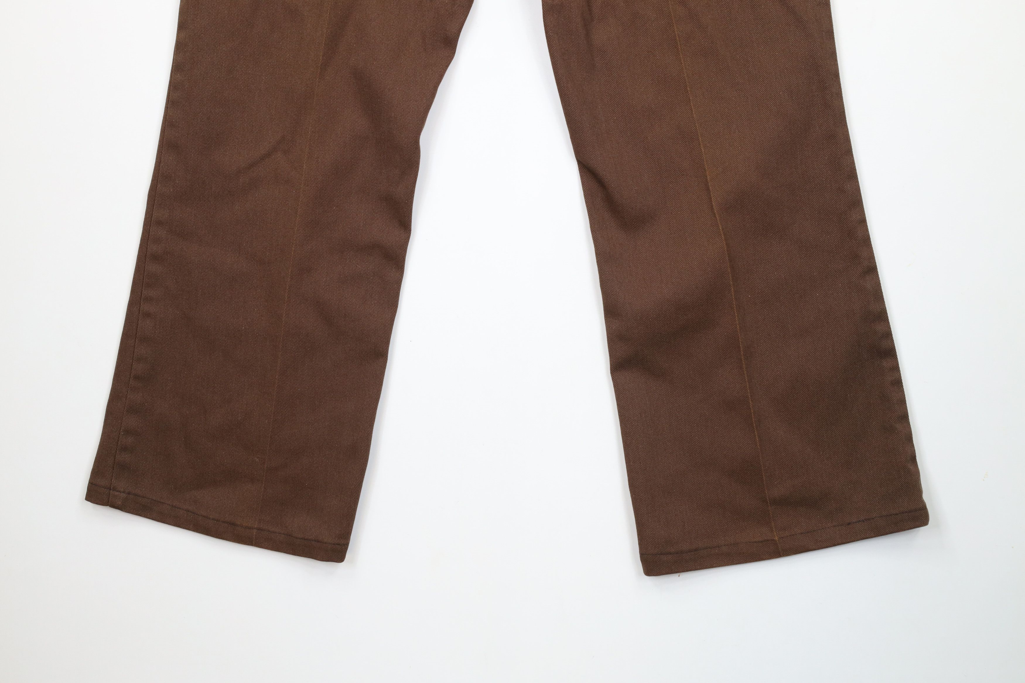 Vintage Vintage 70s Streetwear Wide Leg Bell Bottoms Jeans Brown USA Size US 36 / EU 52 - 8 Thumbnail