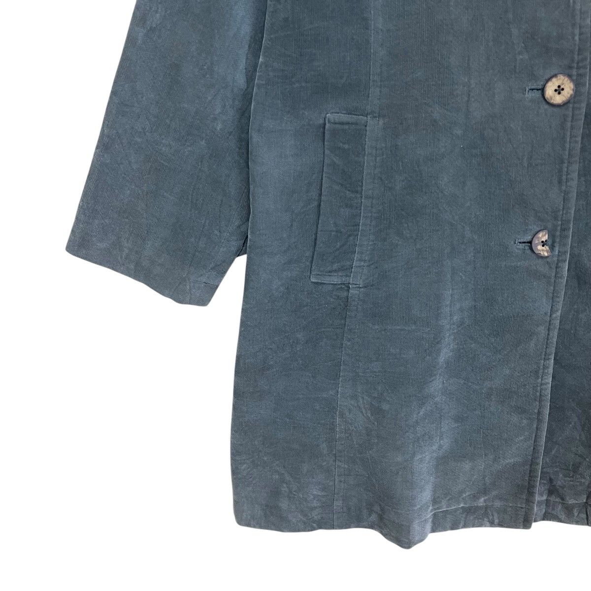 Issey Miyake Japanse Abuchi Inc Apple House Long Coat Jacket Size US M / EU 48-50 / 2 - 8 Thumbnail