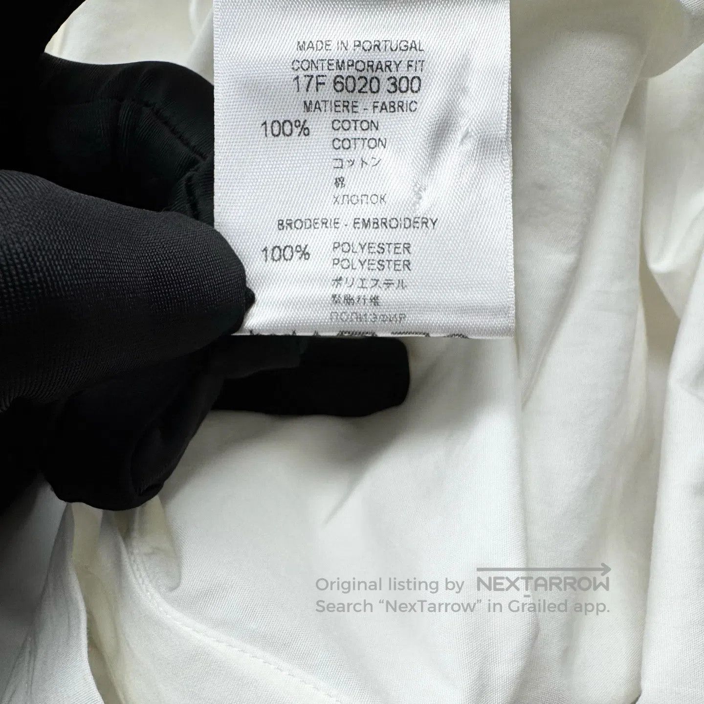 Givenchy Givenchy size 39 White shirt jacket with collar stripe sta Size US S / EU 44-46 / 1 - 4 Thumbnail