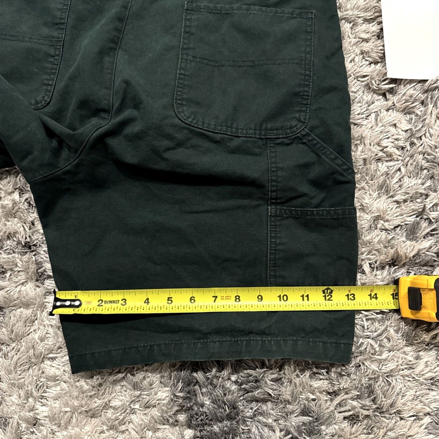 Old Navy VINTAGE Old Navy Cargo Shorts Men 36 Green Carpenter Baggy Y2K HTF 2000s Size 36 Size US 36 / EU 52 - 4 Thumbnail