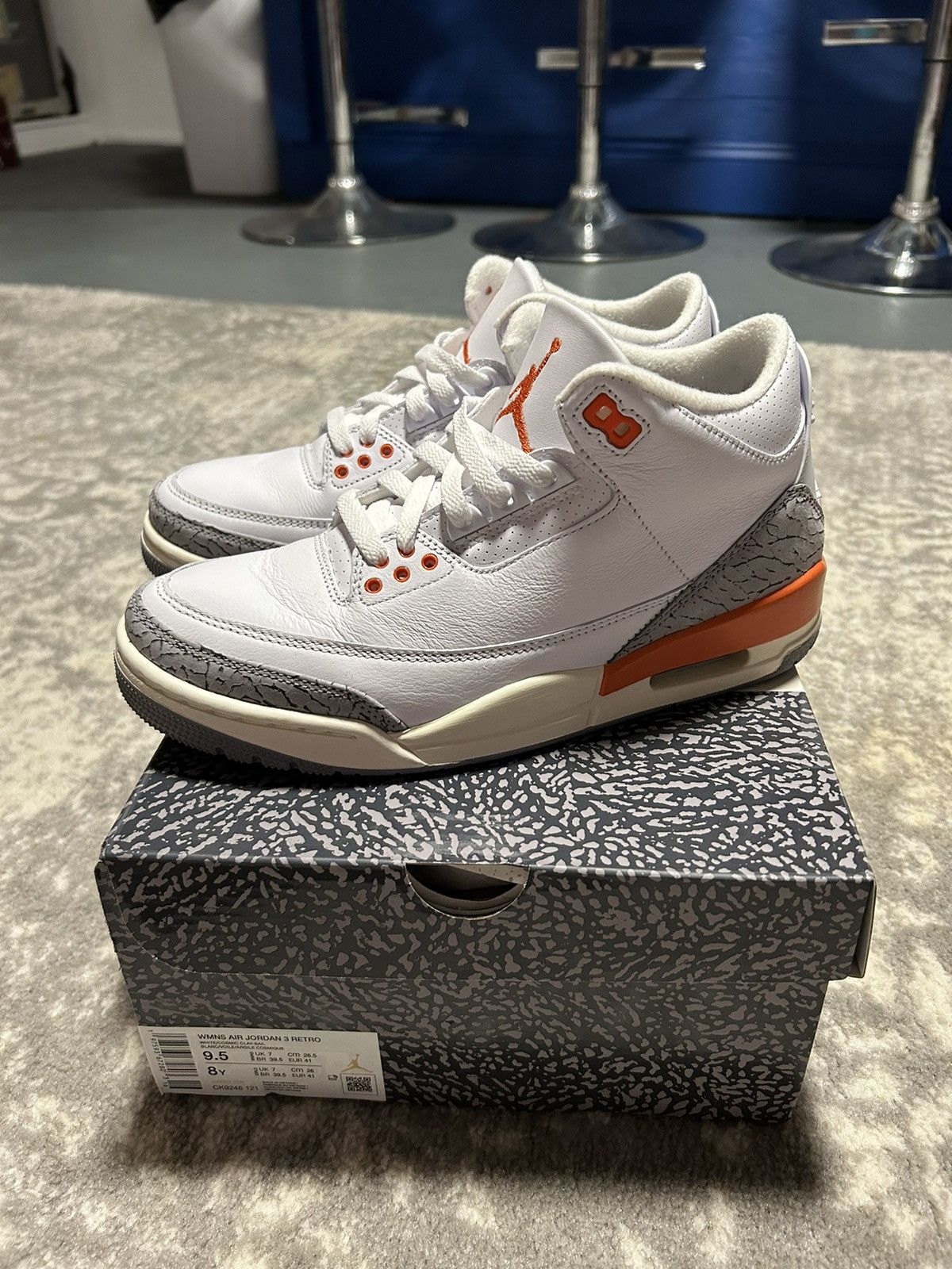 Jordan Brand Jordan 3 Georgia Peach 9.5W Size US 9.5 / IT 39.5 - 1 Thumbnail
