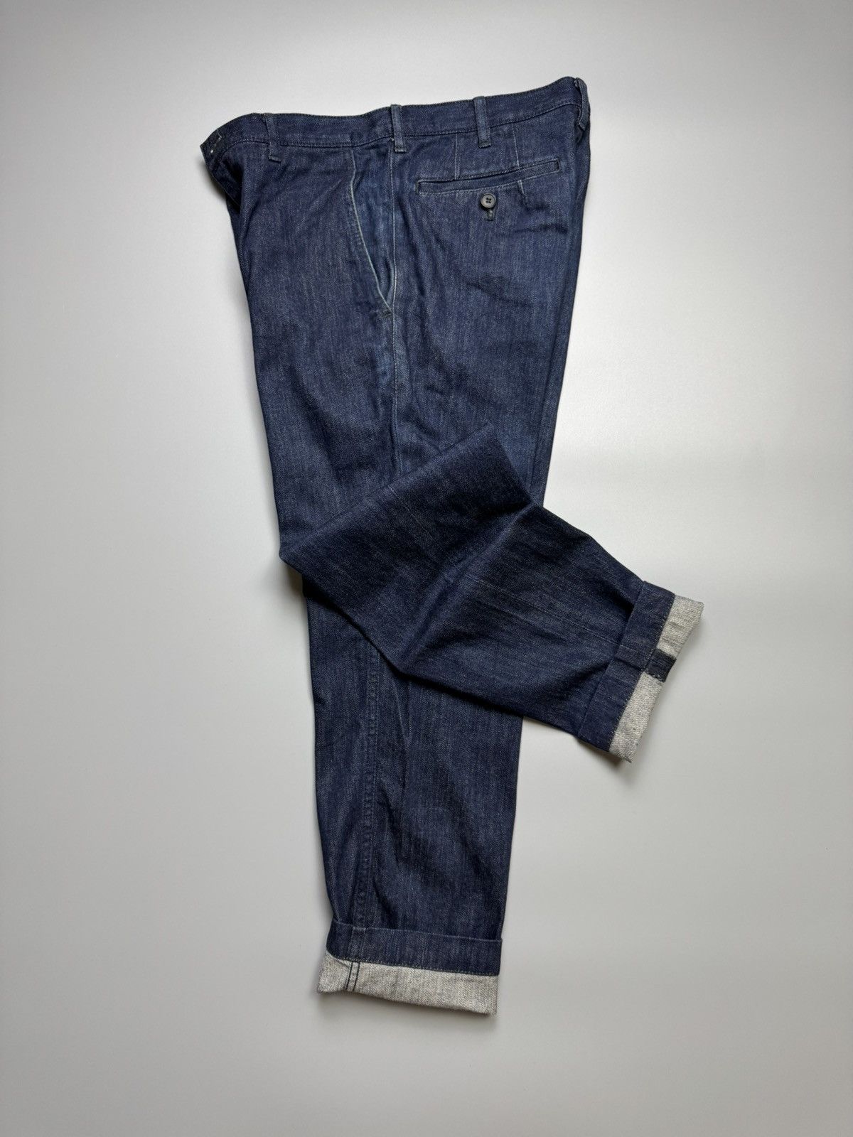 Comme des Garcons Homme Deux Comme Des Garcons Homme Deux - SS/2015 Indigo Denim Pants Size US 28 / EU 44 - 6 Thumbnail