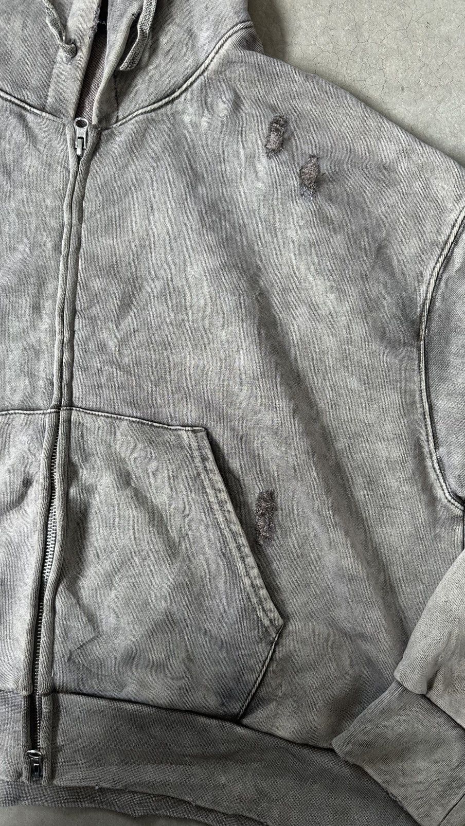 Japanese Brand VINTAGE JEANESIS DISTRESSED HOODIE Size US XL / EU 56 / 4 - 2 Thumbnail