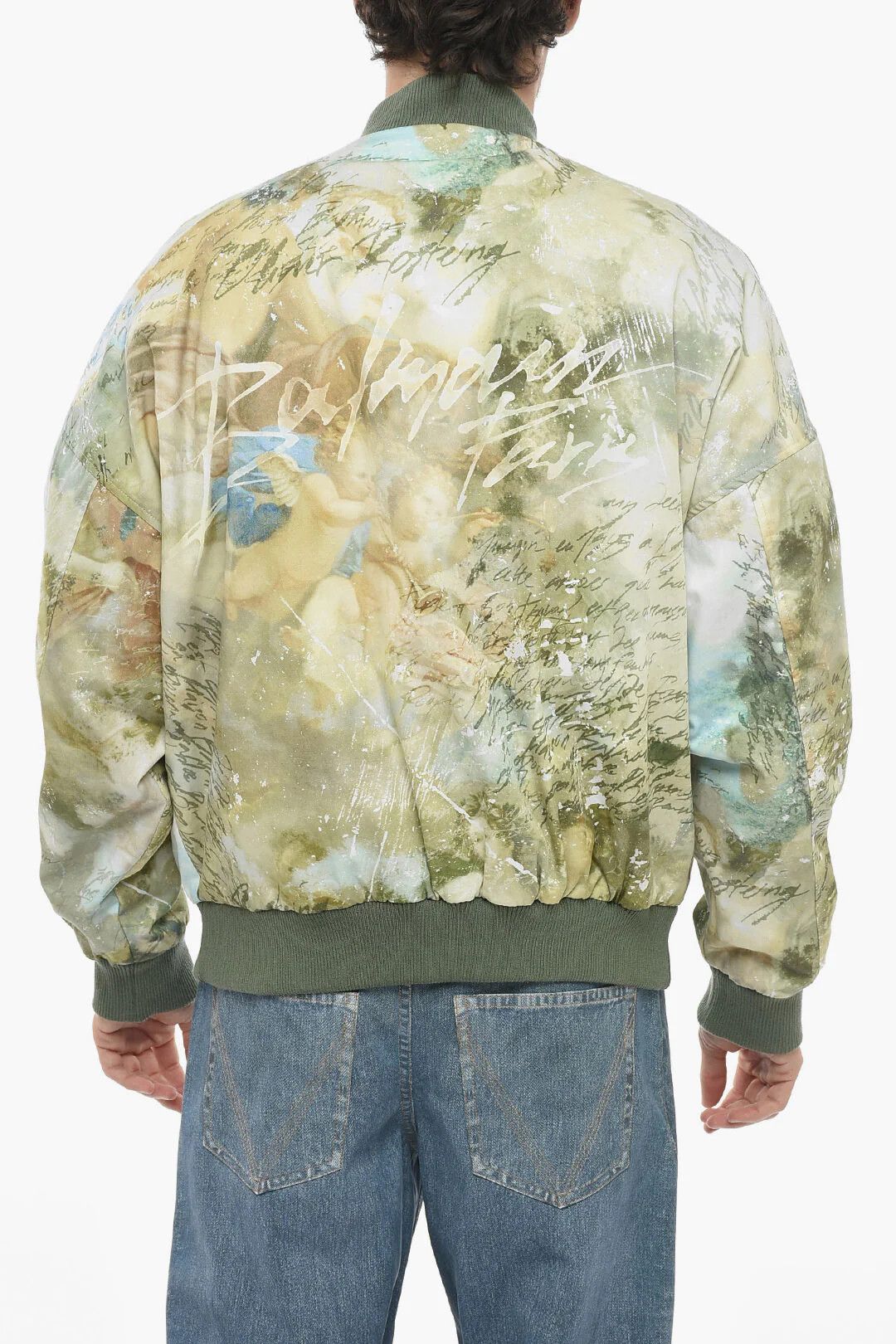 Balmain og1mm0326 Reversible Bomber Jacket in Green Size US M / EU 48-50 / 2 - 2 Thumbnail