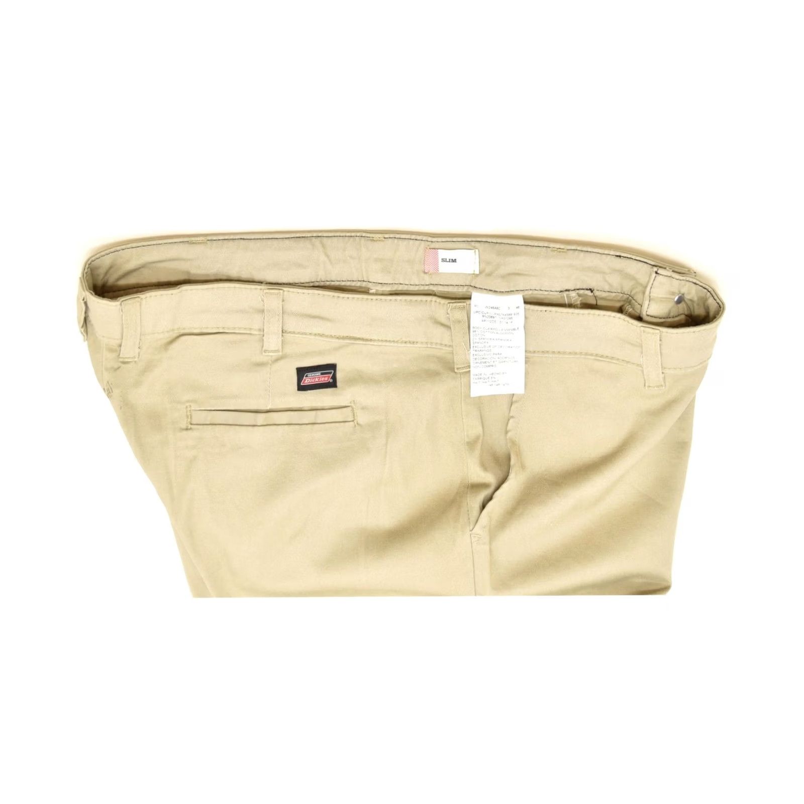 Dickies DICKIES Womens Bootcut Chino Trousers US 14 2XL W36 L27 Khaki Classic PA02 Size 40" / US 18 - 4 Thumbnail