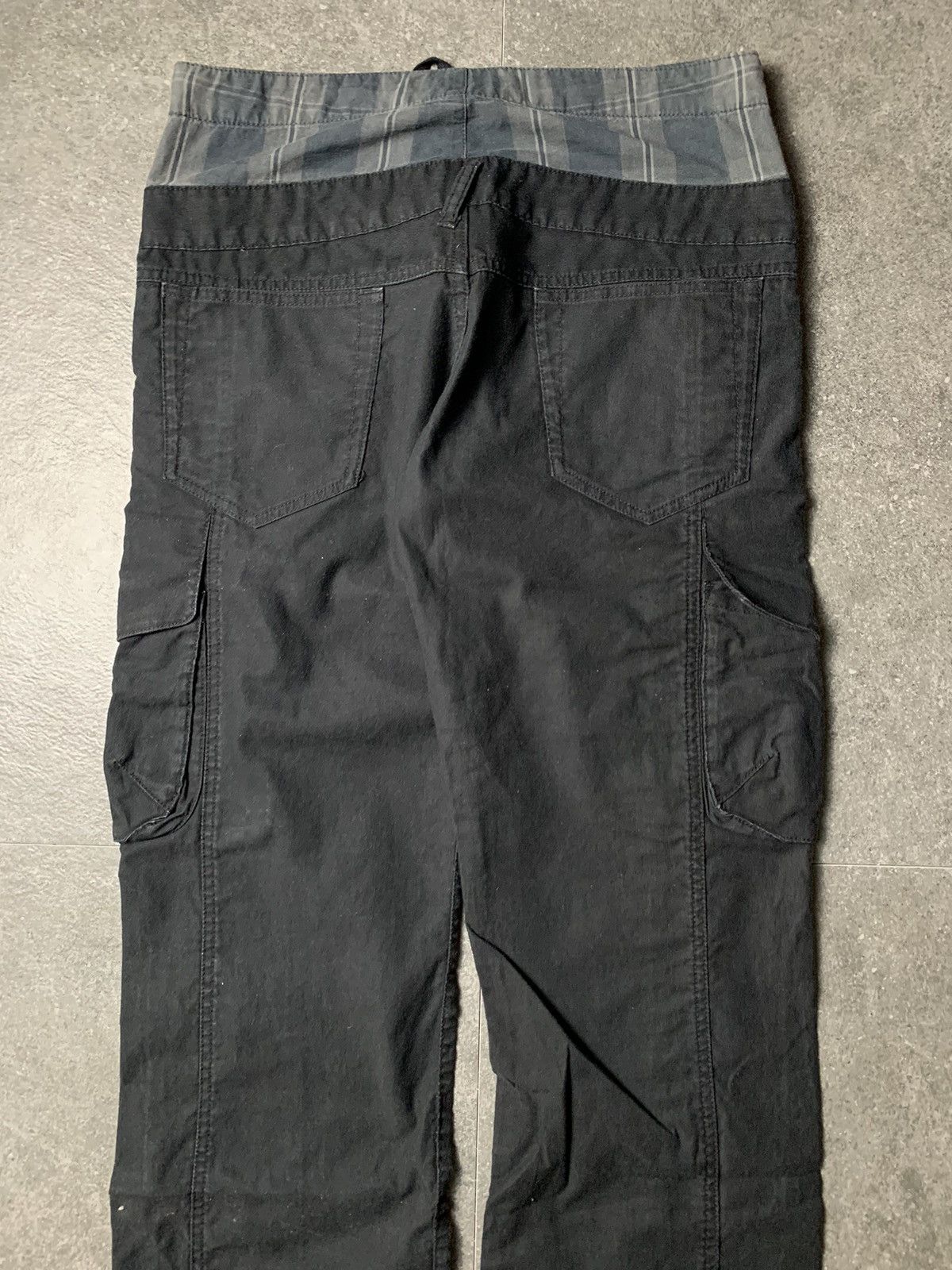 PPFM 2000s PPFM Double Waist Panelled Cargo Pants Size US 29 - 10 Thumbnail