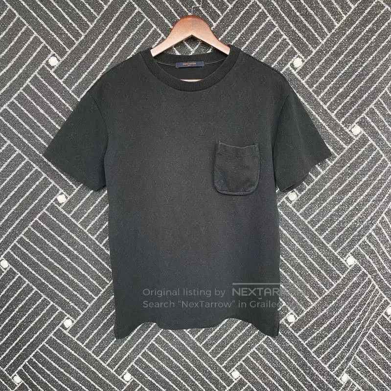 Louis Vuitton Black Cotton Men's Summer T-shirt .