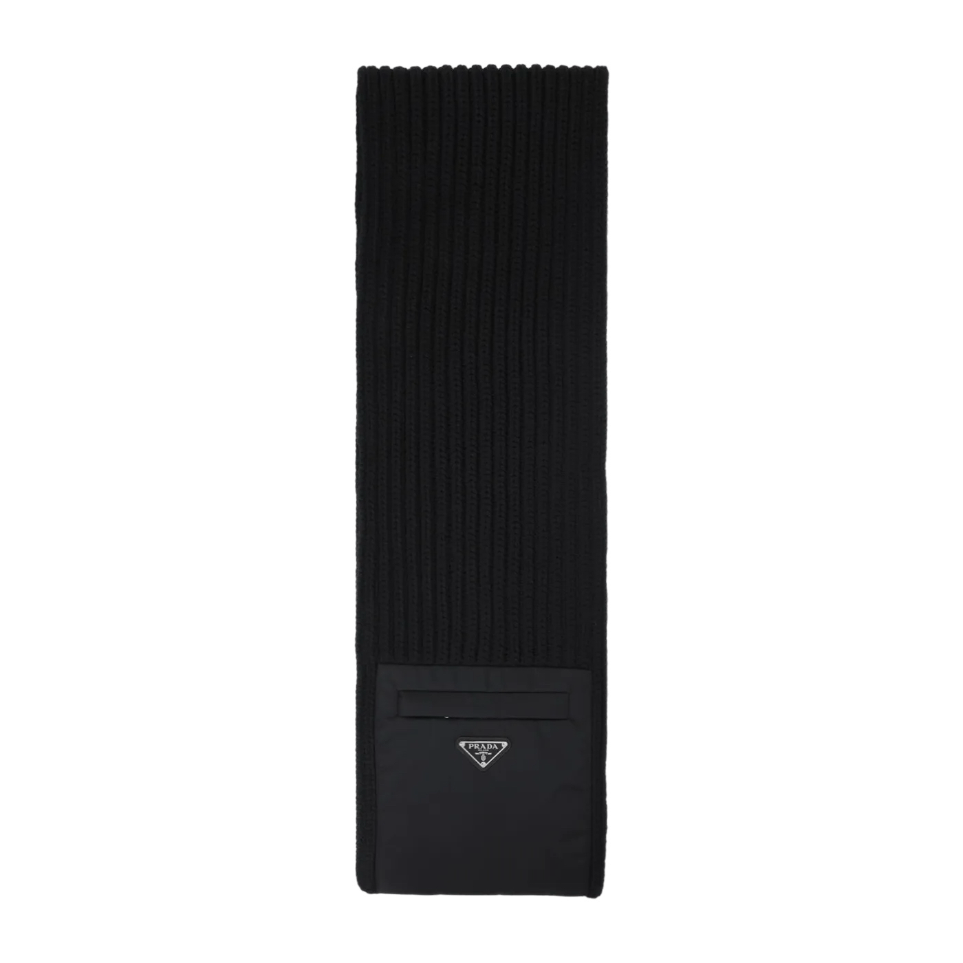 Prada PRADA Black Wool Scarf New & Authentic Size ONE SIZE - 1 Thumbnail