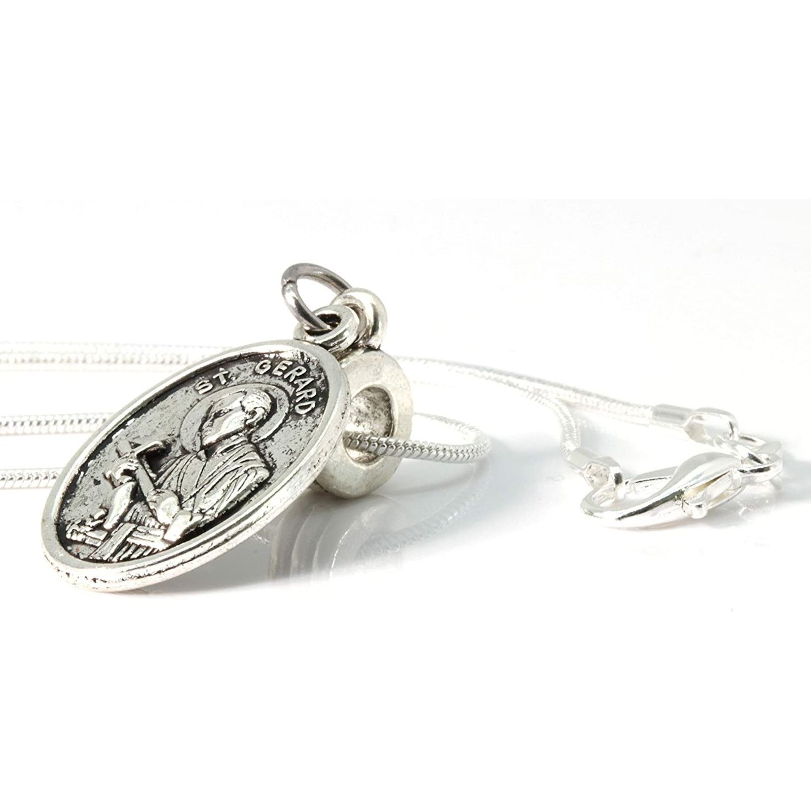 & Other Stories St Gerard Necklace | Patron Saint of Motherhood Fertility Size ONE SIZE - 5 Thumbnail