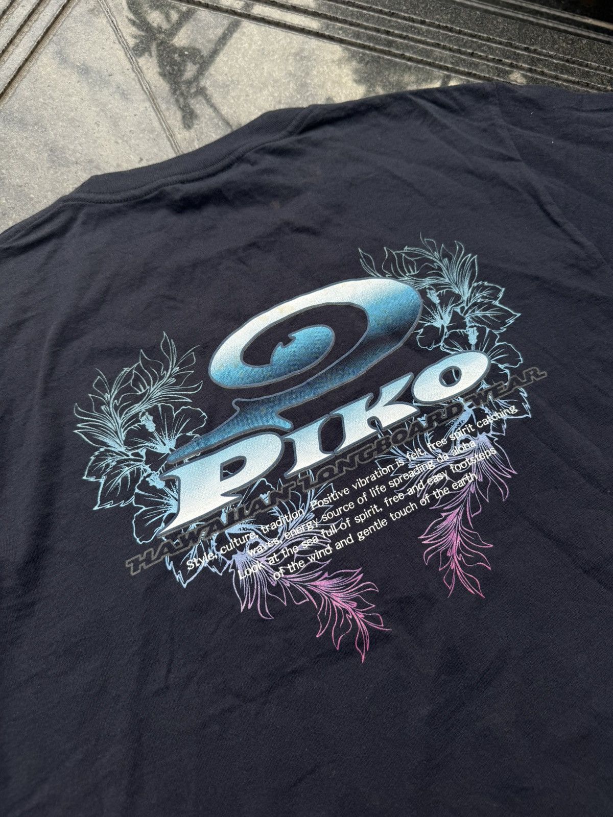 Japanese Brand 90’s PIKO RARE MULTI LOGO HAWAIIAN SURF RETRO VINTAGE TSHIRT Size US M / EU 48-50 / 2 - 5 Thumbnail