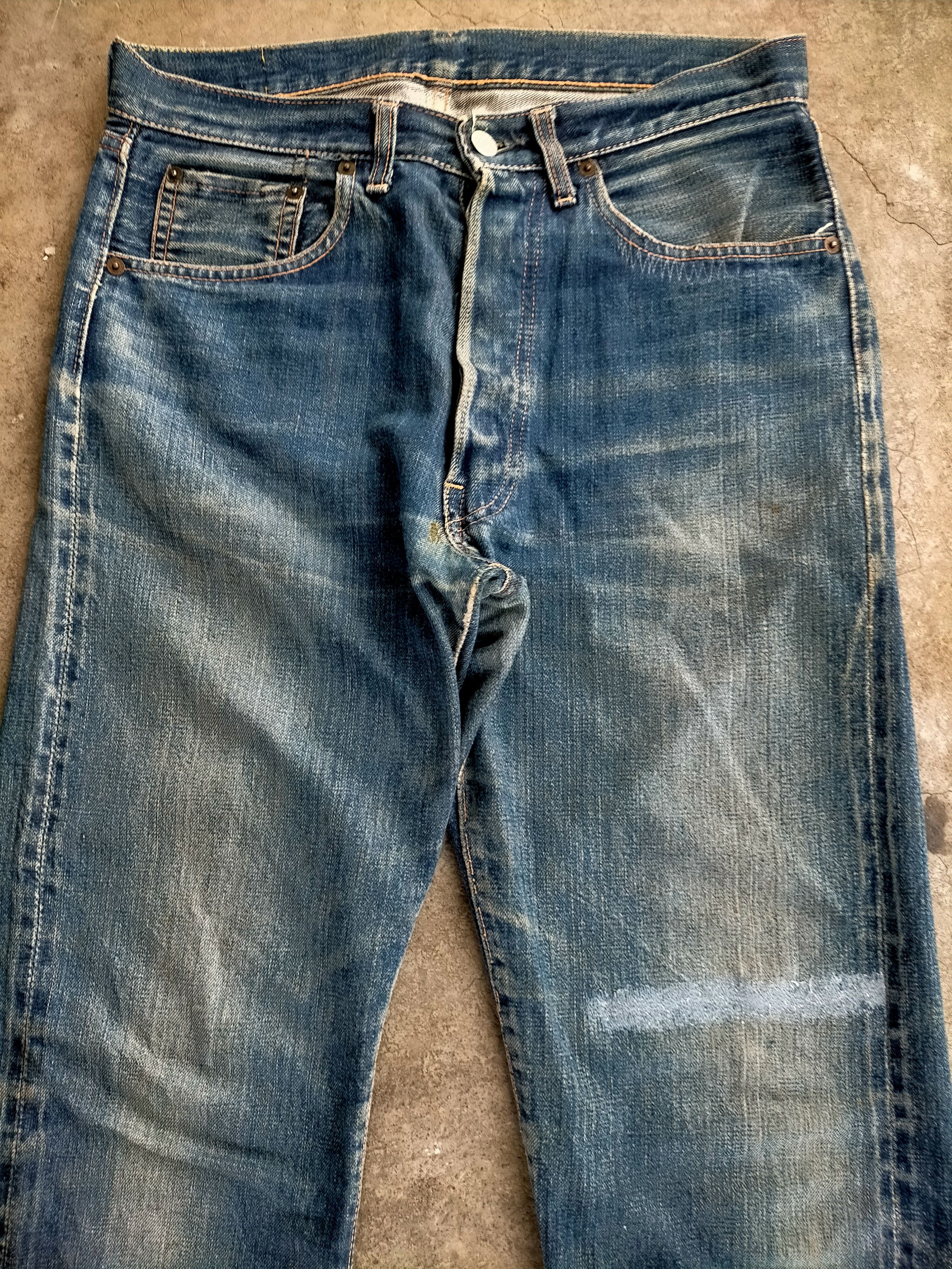 Levi's True Vintage 60s Levis 501xx Big E Selvage Jeans Size US 31 - 4 Thumbnail