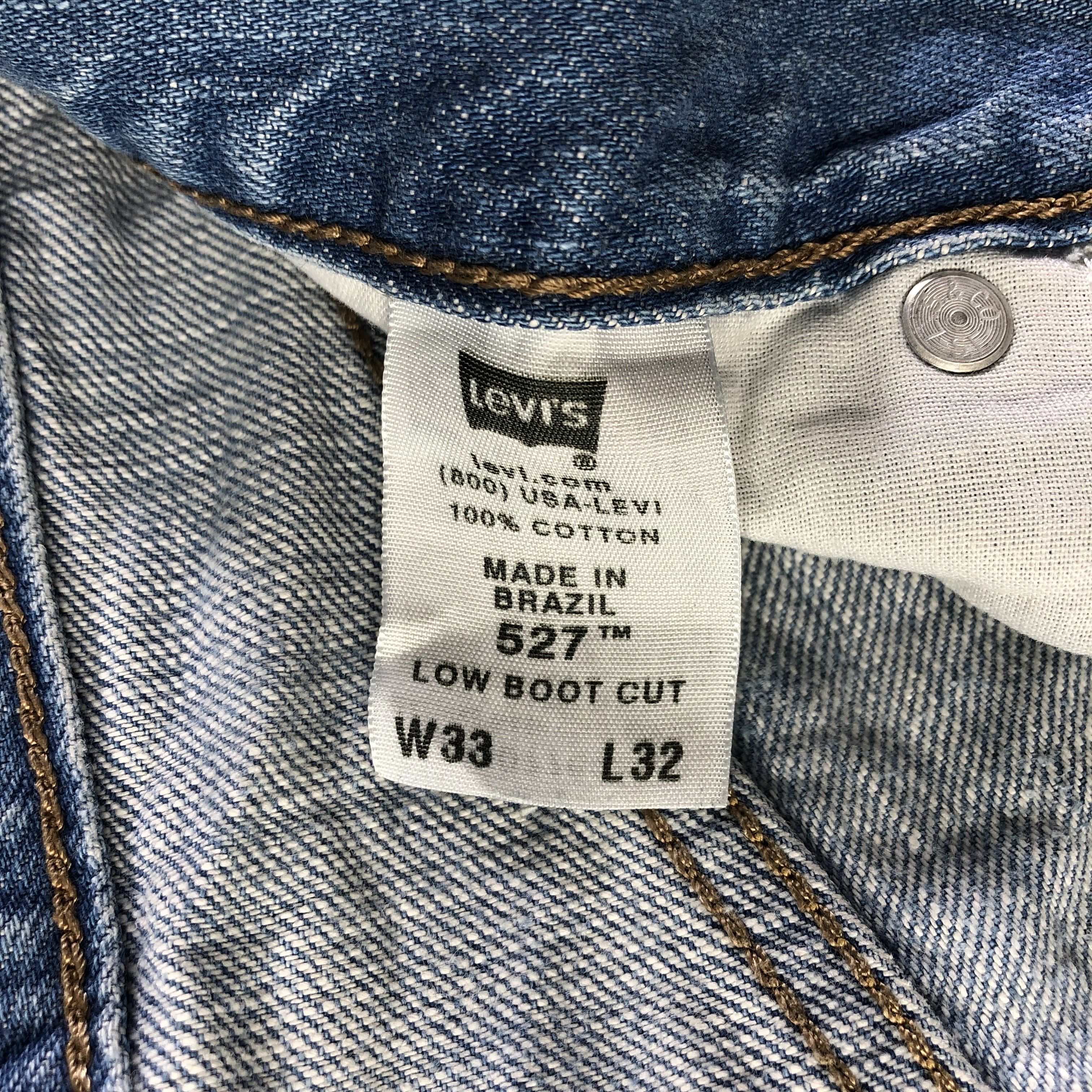 Levi's Vintage Blue Wash Levis 527 Flare Jeans-J4479 Size US 34 / EU 50 - 11 Thumbnail