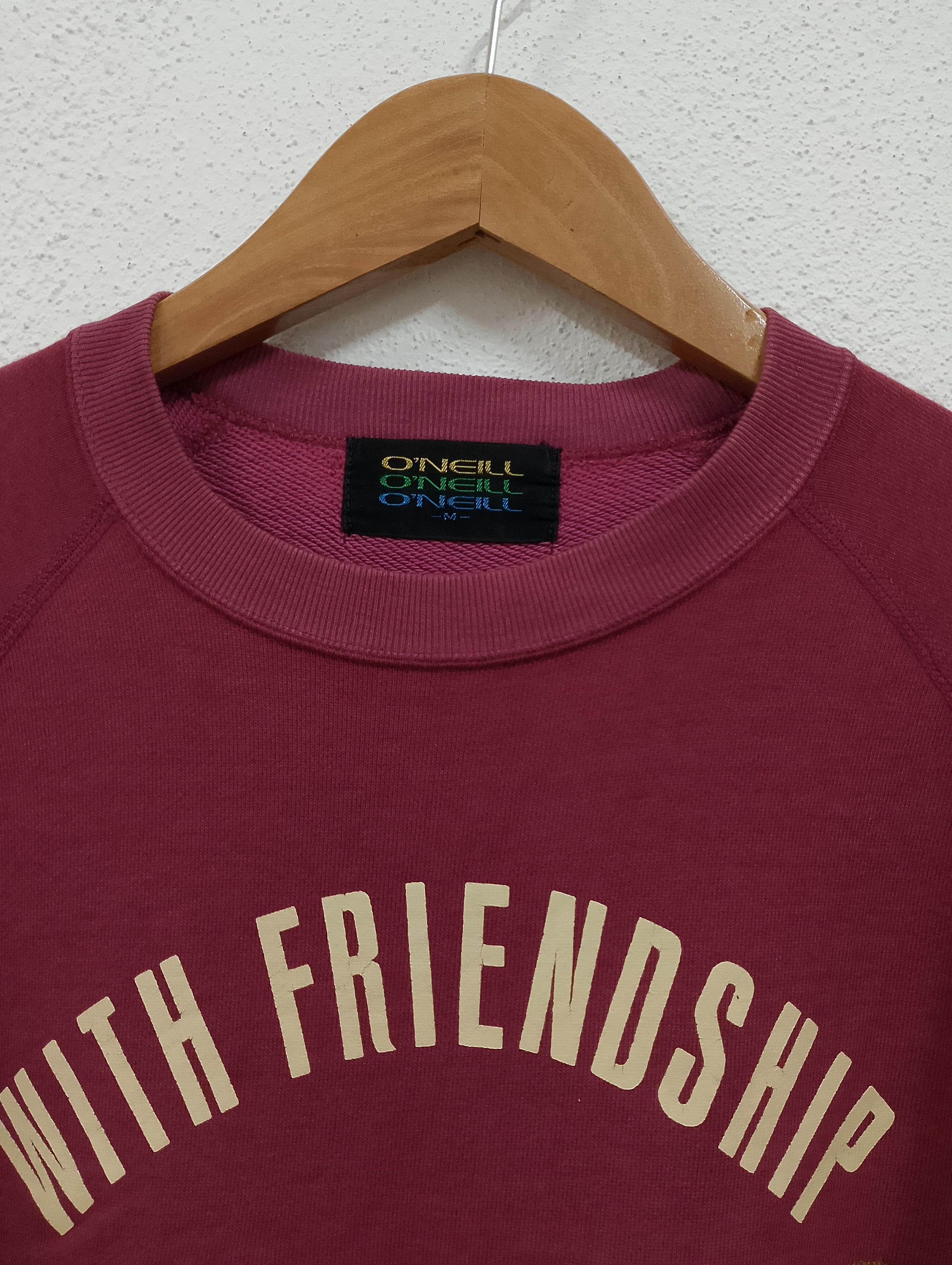 O'Neill Vintage 1990s O’Neill “With Friendship S.C.” Sweatshirt Size US M / EU 48-50 / 2 - 3 Thumbnail