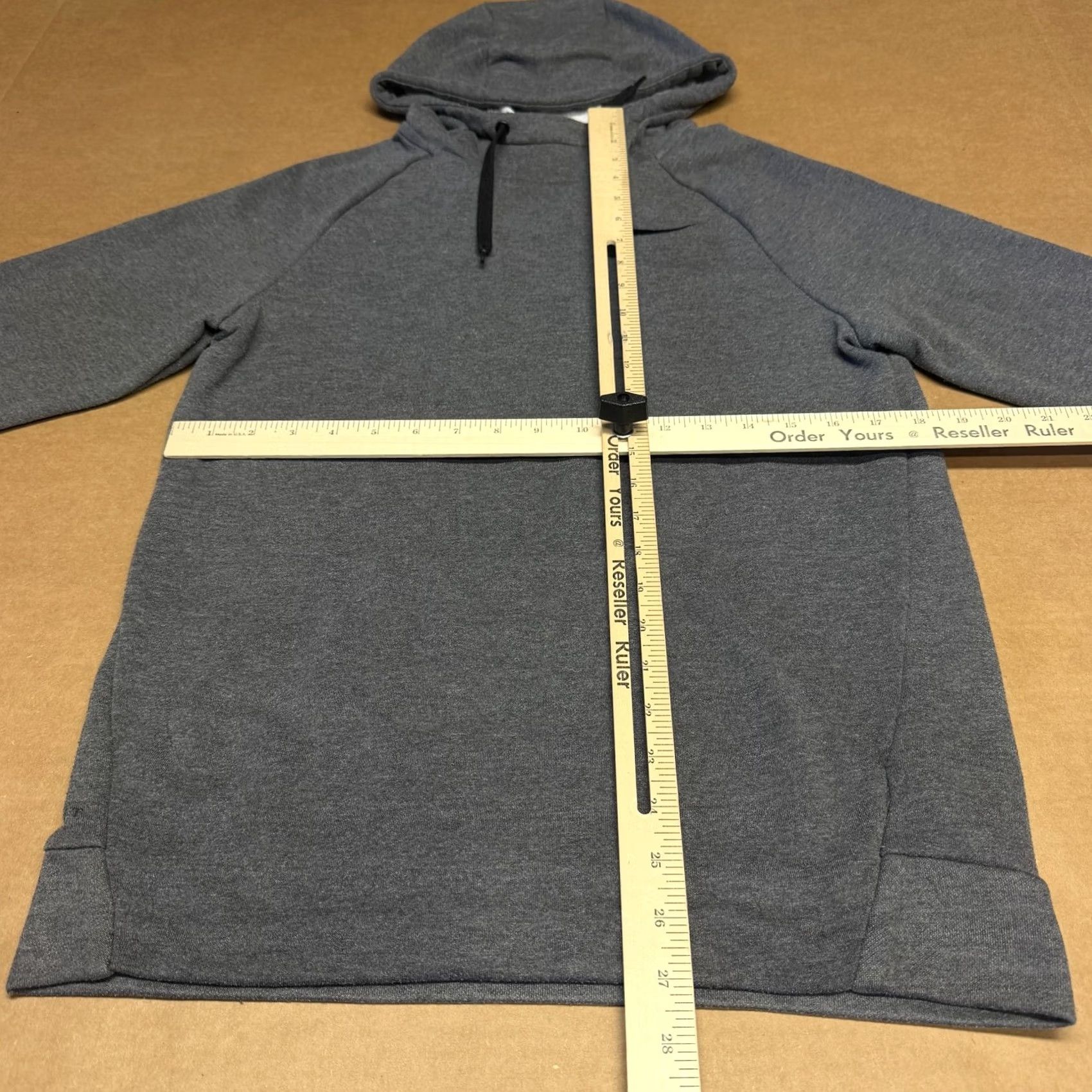 Nike Nike Dri-FIT Hoodie Mens Small Gray Pullover Fleece Side Pockets Swoosh Size US S / EU 44-46 / 1 - 6 Thumbnail