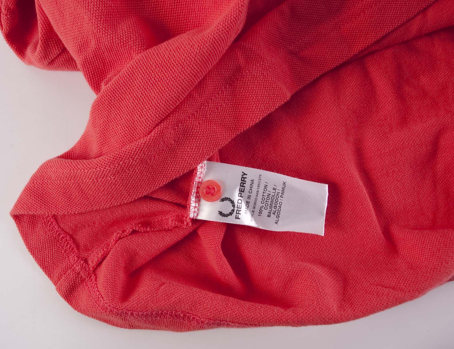 Fred Perry Fred Perry Polo Orange Slim Fit Size L Size US L / EU 52-54 / 3 - 3 Thumbnail