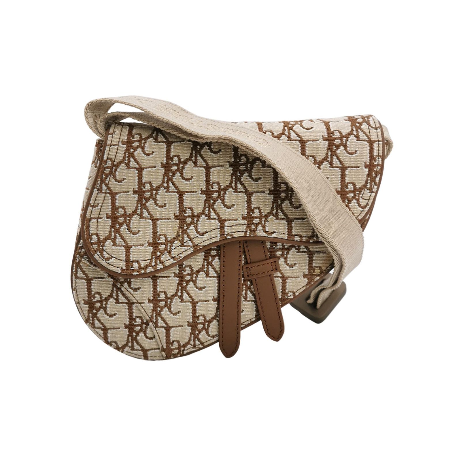 Dior X Cactus Jack Saddle Mini Bag Size One Size in Beige, Women's