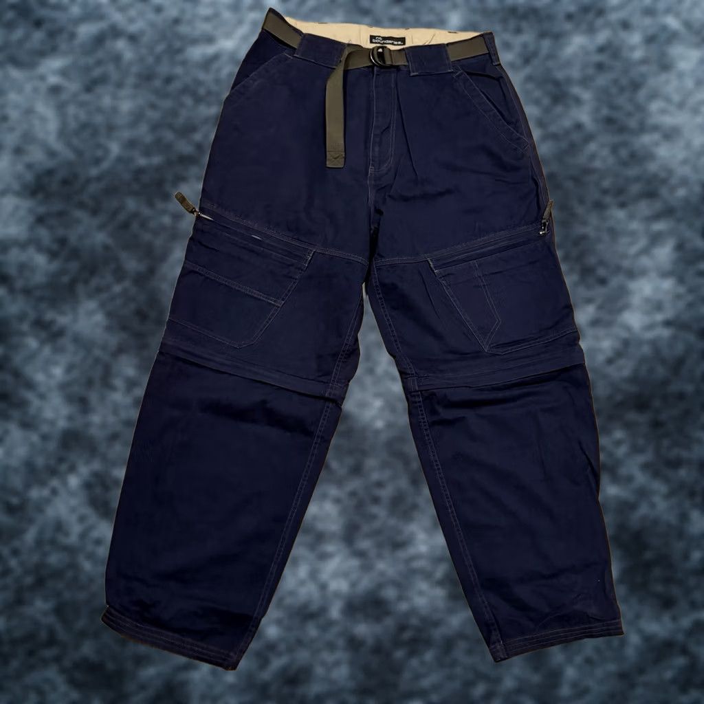 Vintage No Boundaries Pants Mens 34 Cargo Convertible Men 34x30 Fits 32x28 Navy Belted Vtg Size US 34 / EU 50 - 1 Thumbnail