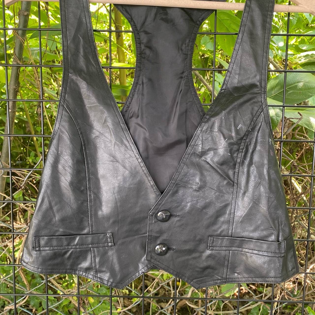 Leather Vintage Japan Foggie Leather Vest Size XS / US 0-2 / IT 36-38 - 2 Thumbnail
