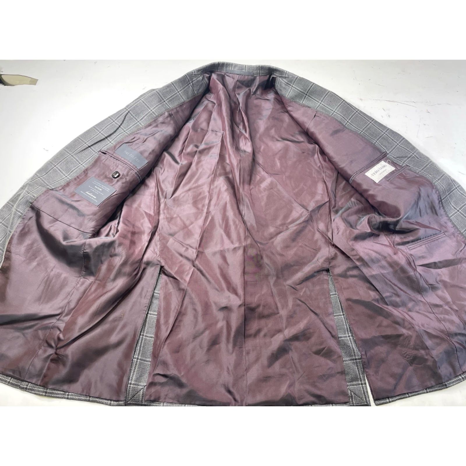 Pal Zileri **Pal Zileri Men's 42R Wool-Silk Double-Vented Plaid Jacket** User: Pal Zileri Men's 42R Wool-Silk Double-Vented Plaid Jacket Size US XS / EU 42 / 0 - 2 Thumbnail
